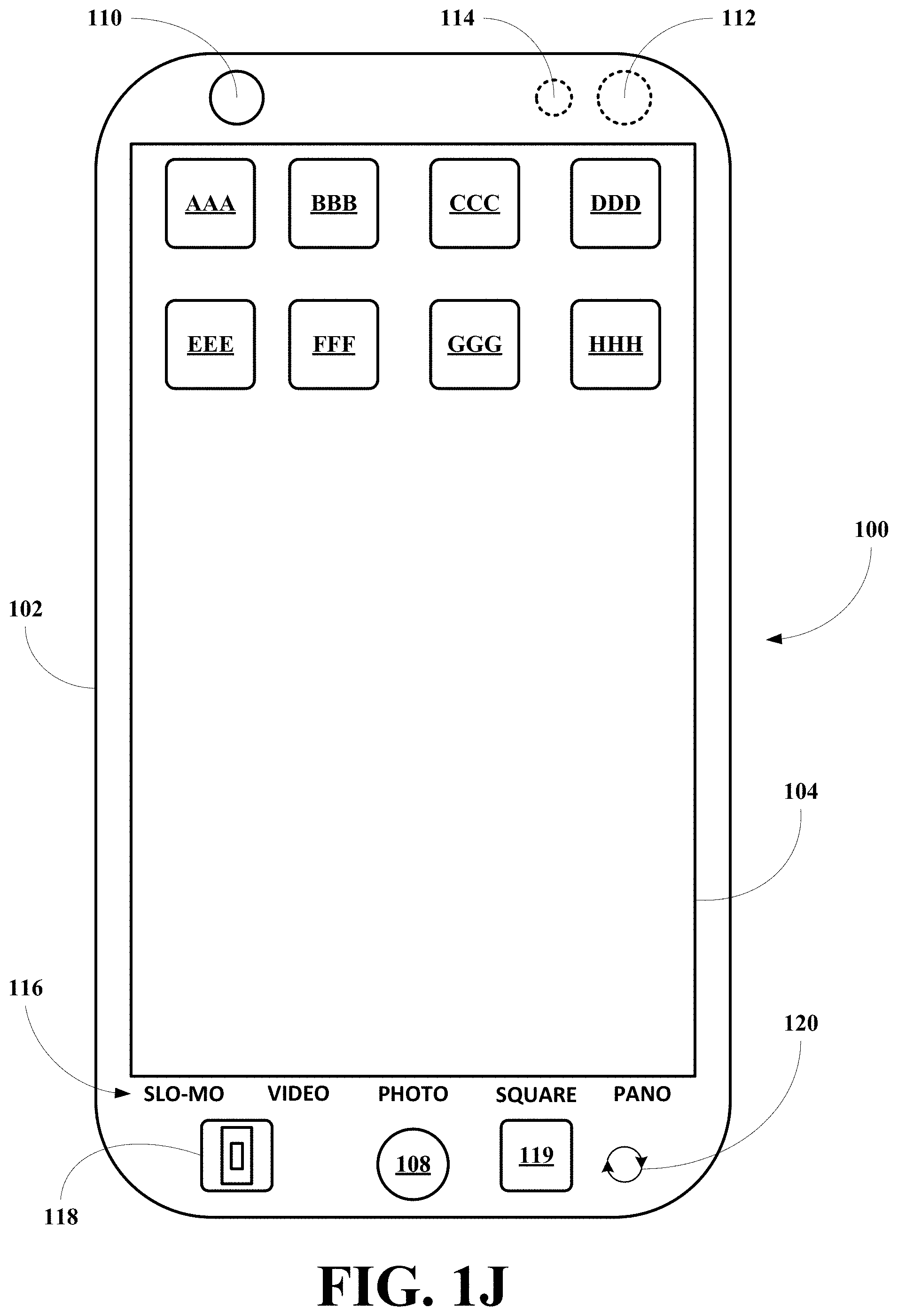 Patent US11775074 Figure 10 – Apparatuses, systems, and/or interfaces for embedding selfies into or onto images captured by mobile or wearable devices and method for implementing same