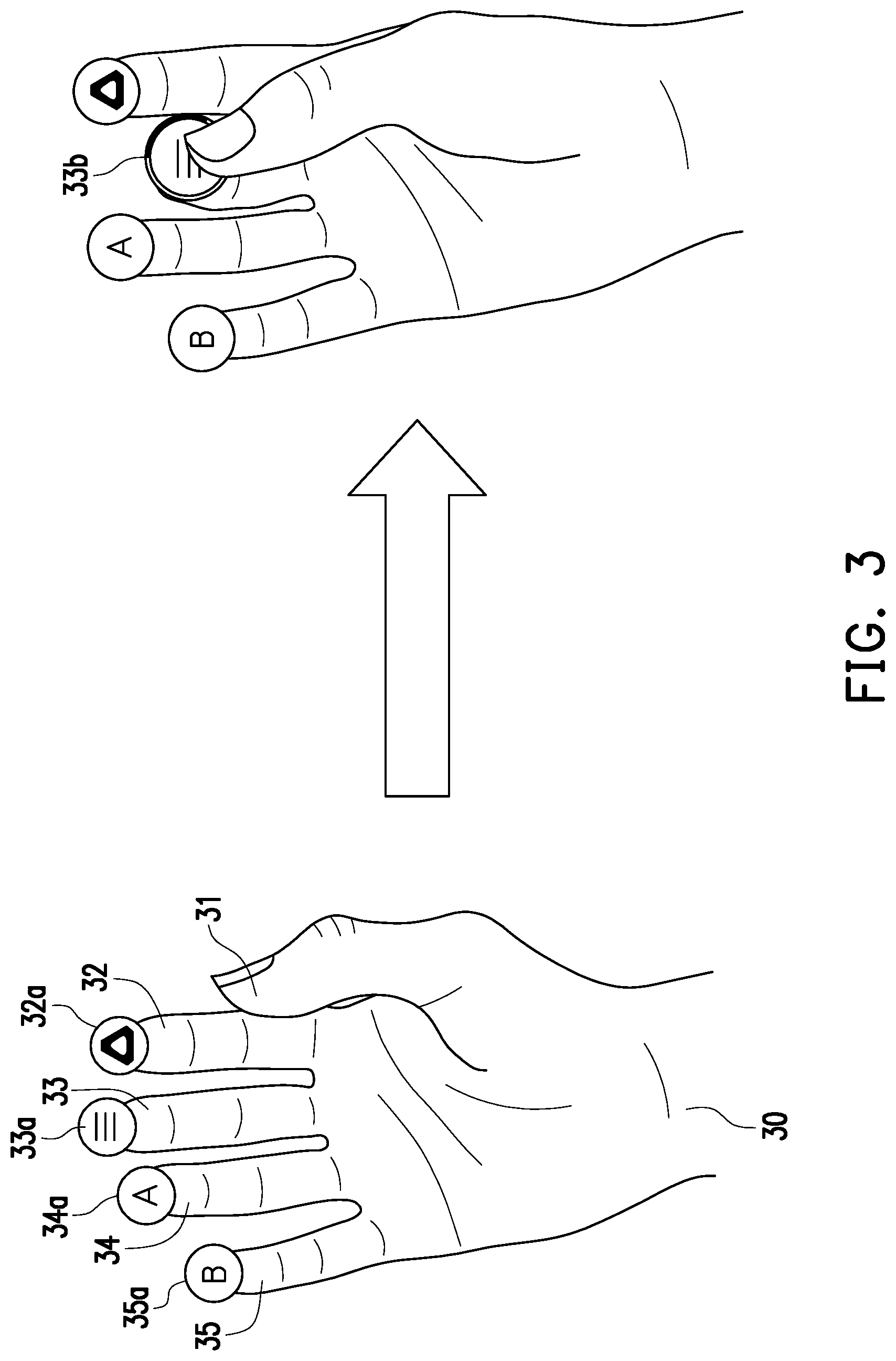 Patent US11775077 Figure 2 – Method for activating system function in response to triggered icon on hand object, host, and computer readable storage medium