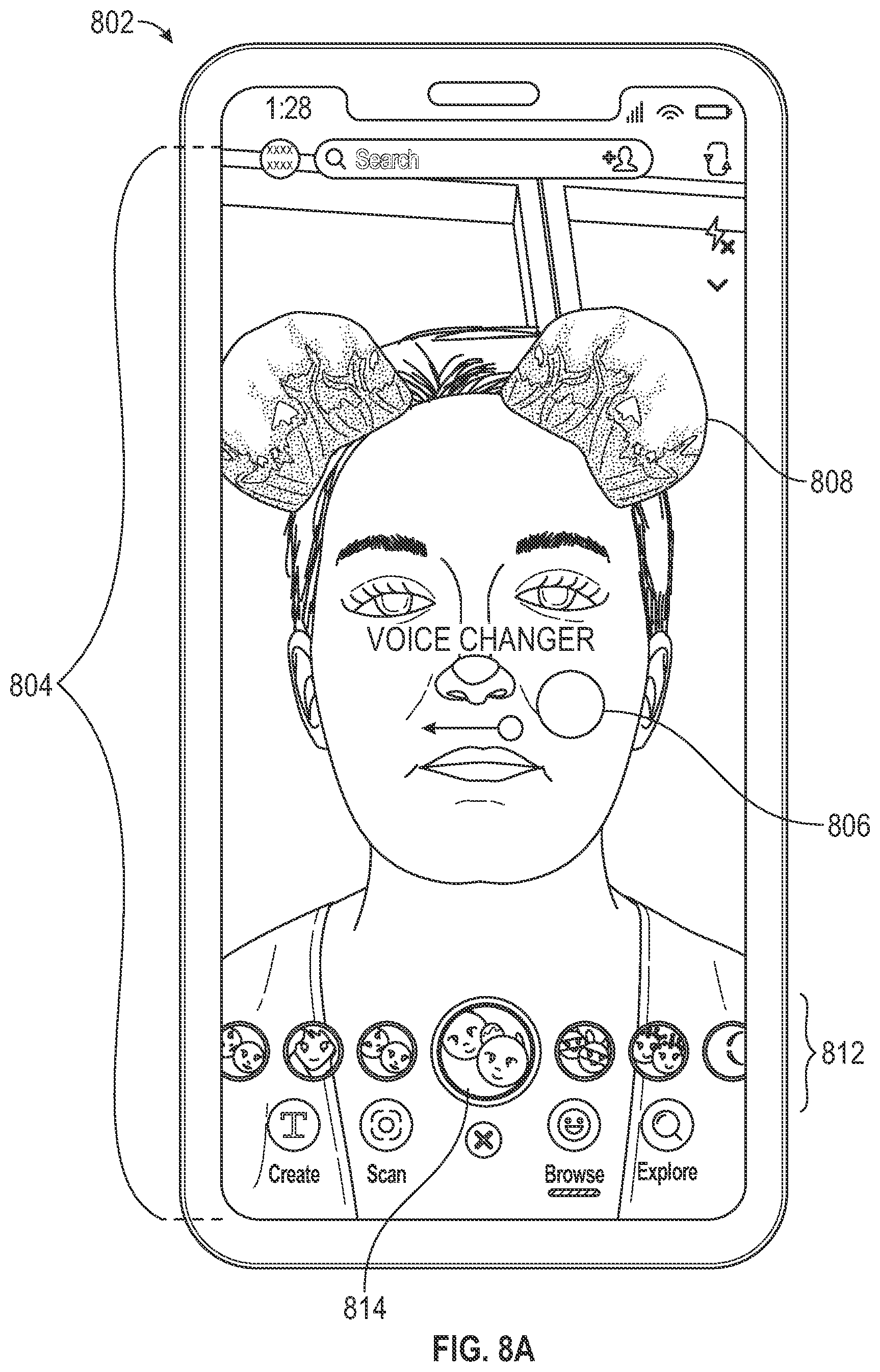 Patent US11775079 Figure 10 – Navigating through augmented reality content