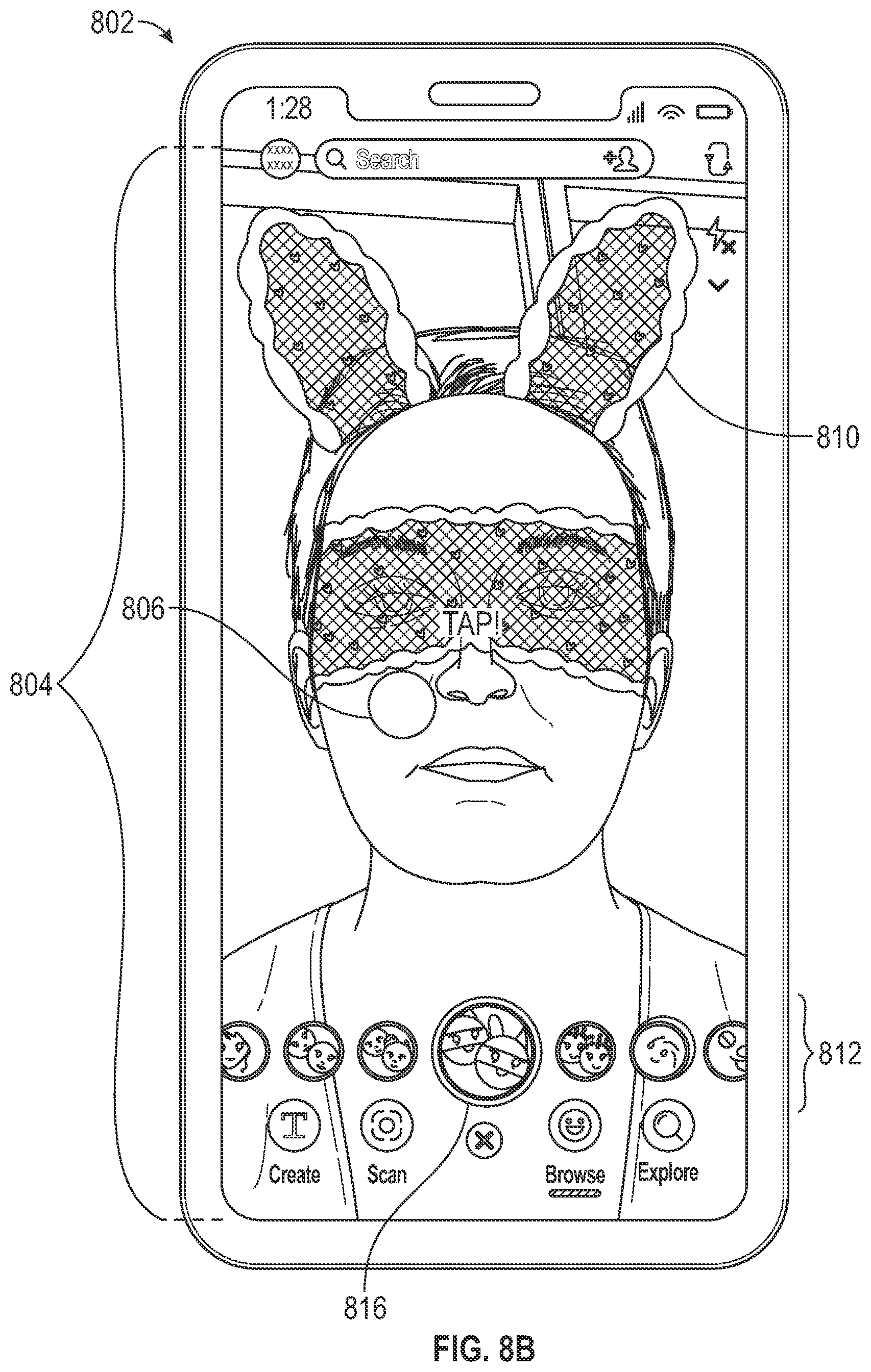 Patent US11775079 Figure 11 – Navigating through augmented reality content