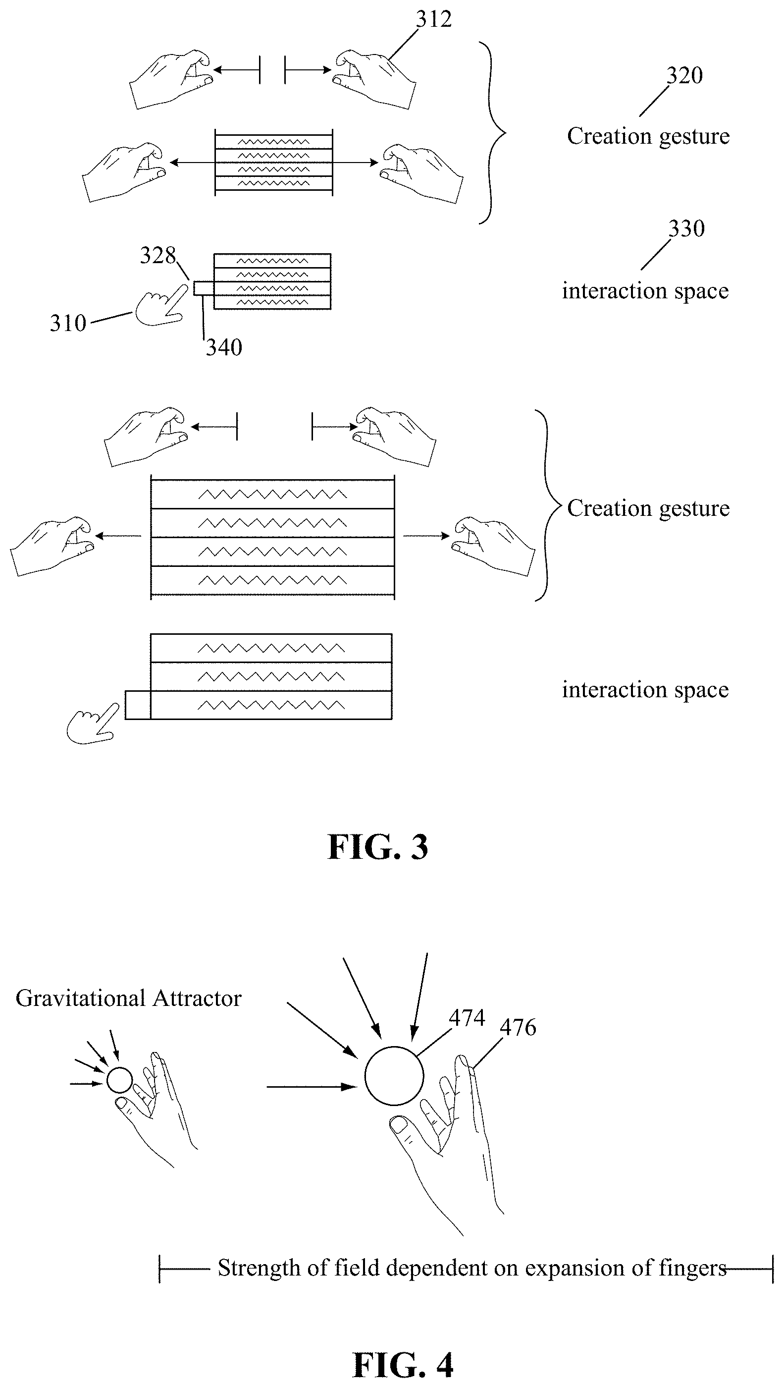 Patent US11775080 Figure 3 – User-defined virtual interaction space and manipulation of virtual cameras with vectors