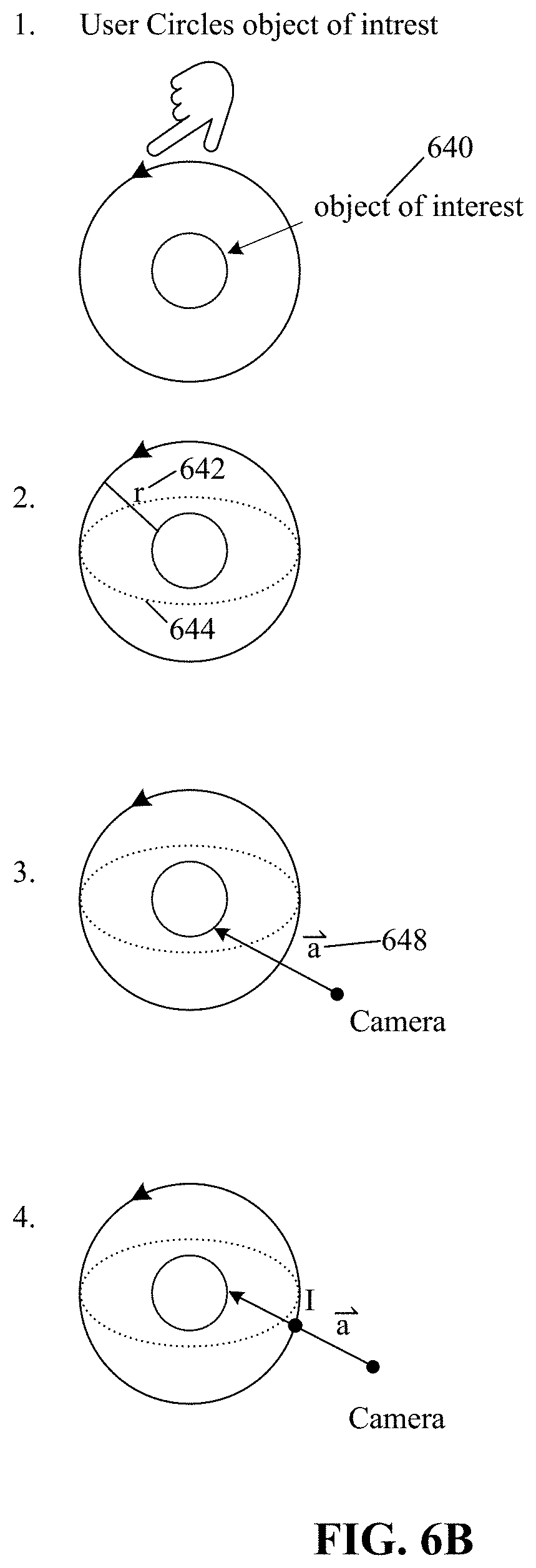 Patent US11775080 Figure 7 – User-defined virtual interaction space and manipulation of virtual cameras with vectors