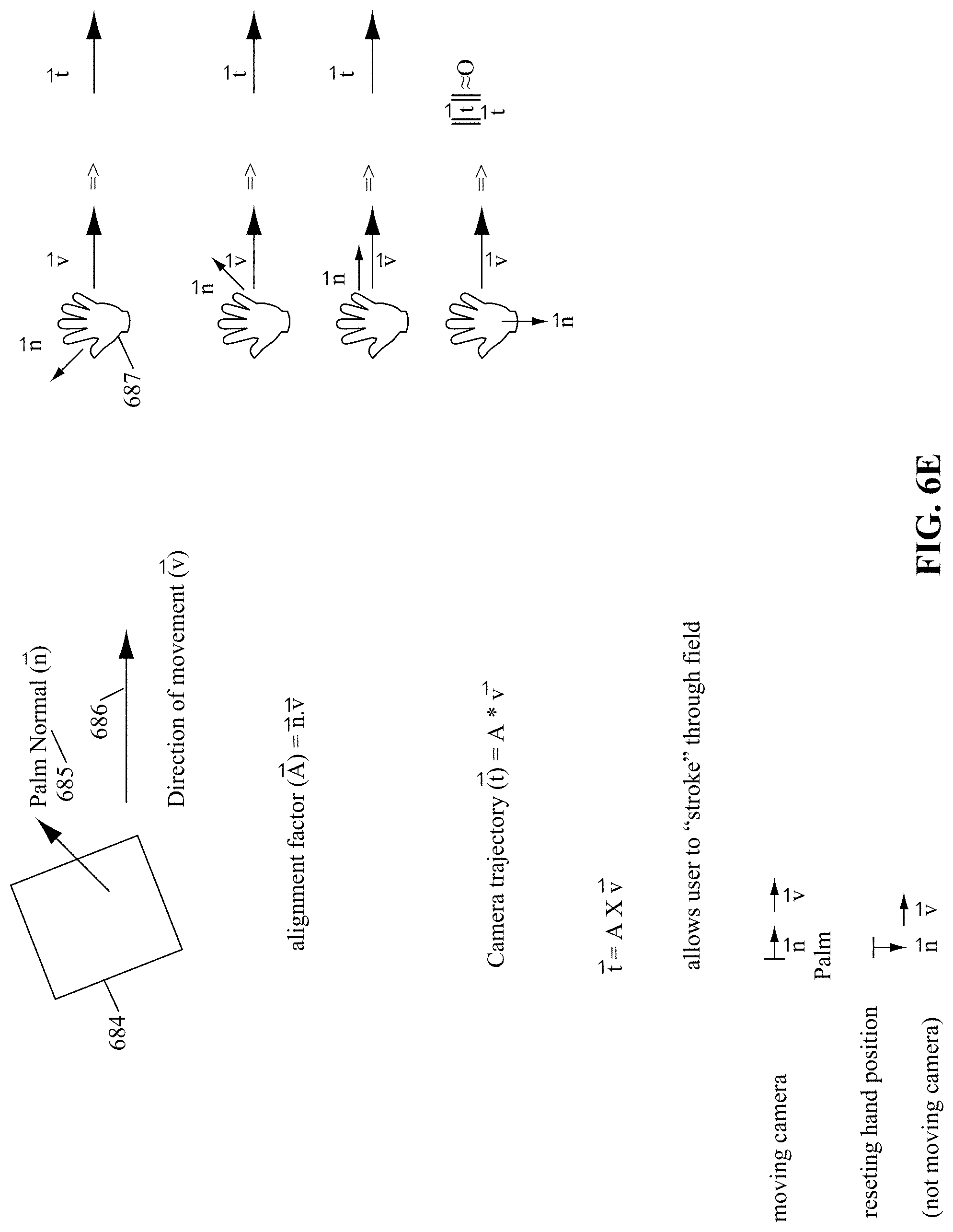 Patent US11775080 Figure 10 – User-defined virtual interaction space and manipulation of virtual cameras with vectors