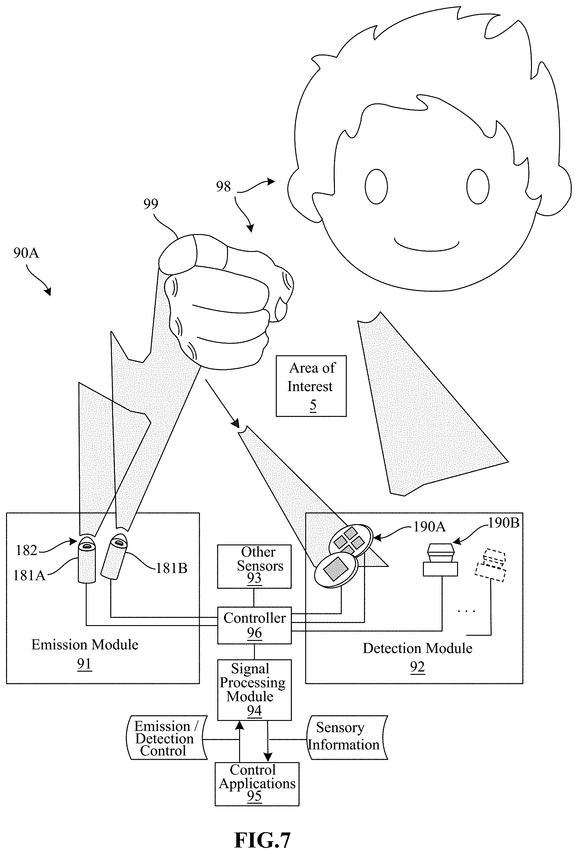 Patent US11775080 Figure 11 – User-defined virtual interaction space and manipulation of virtual cameras with vectors