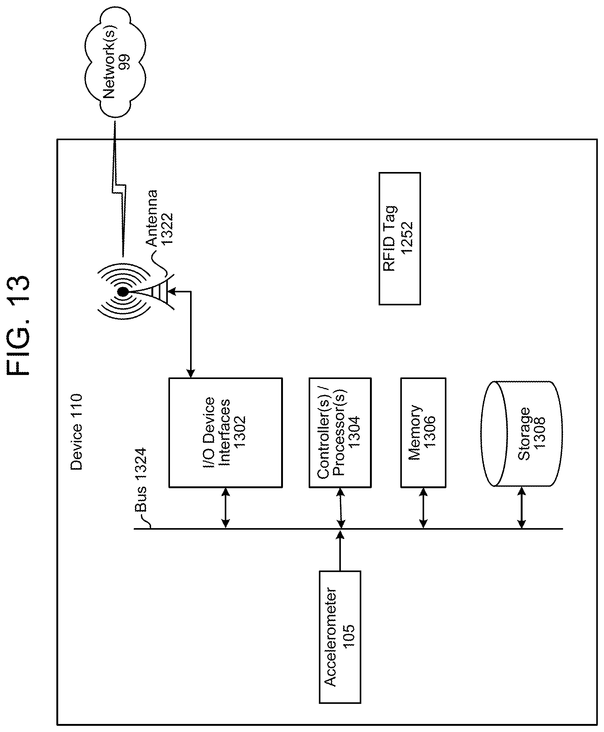 Patent US11775082 Figure 13 – Tap and gesture detection using accelerometer data