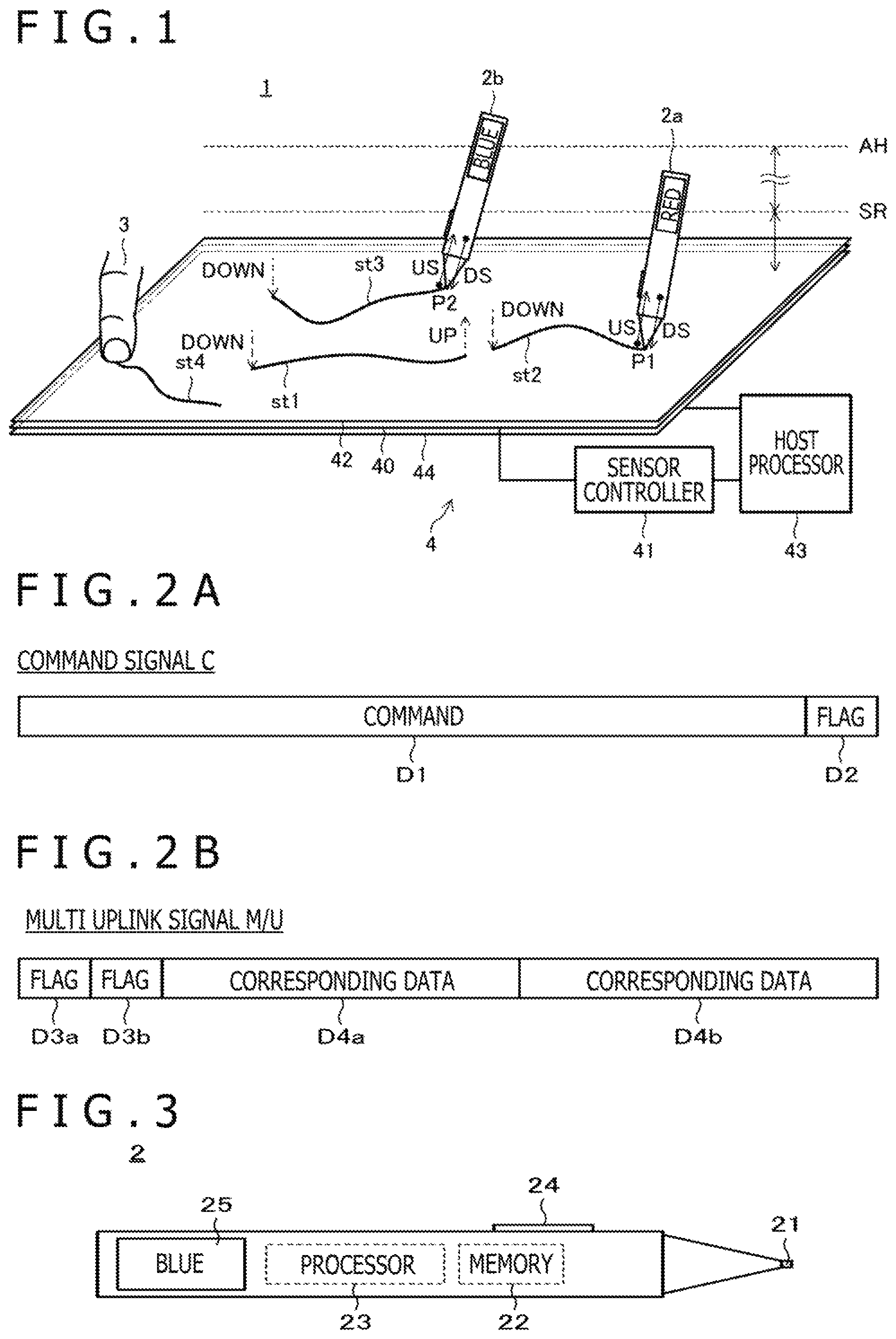 Patent US11775083 Figure 1 – Active pen and sensor controller that use data generated from identification data