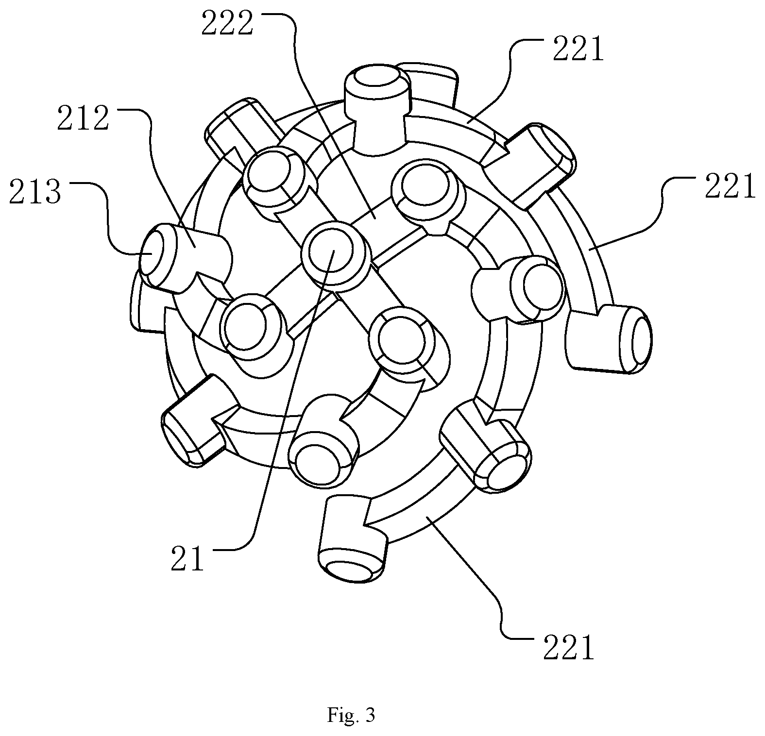 Patent US11775085 Figure 3 – Stylus tip structure, and passive capacitive stylus