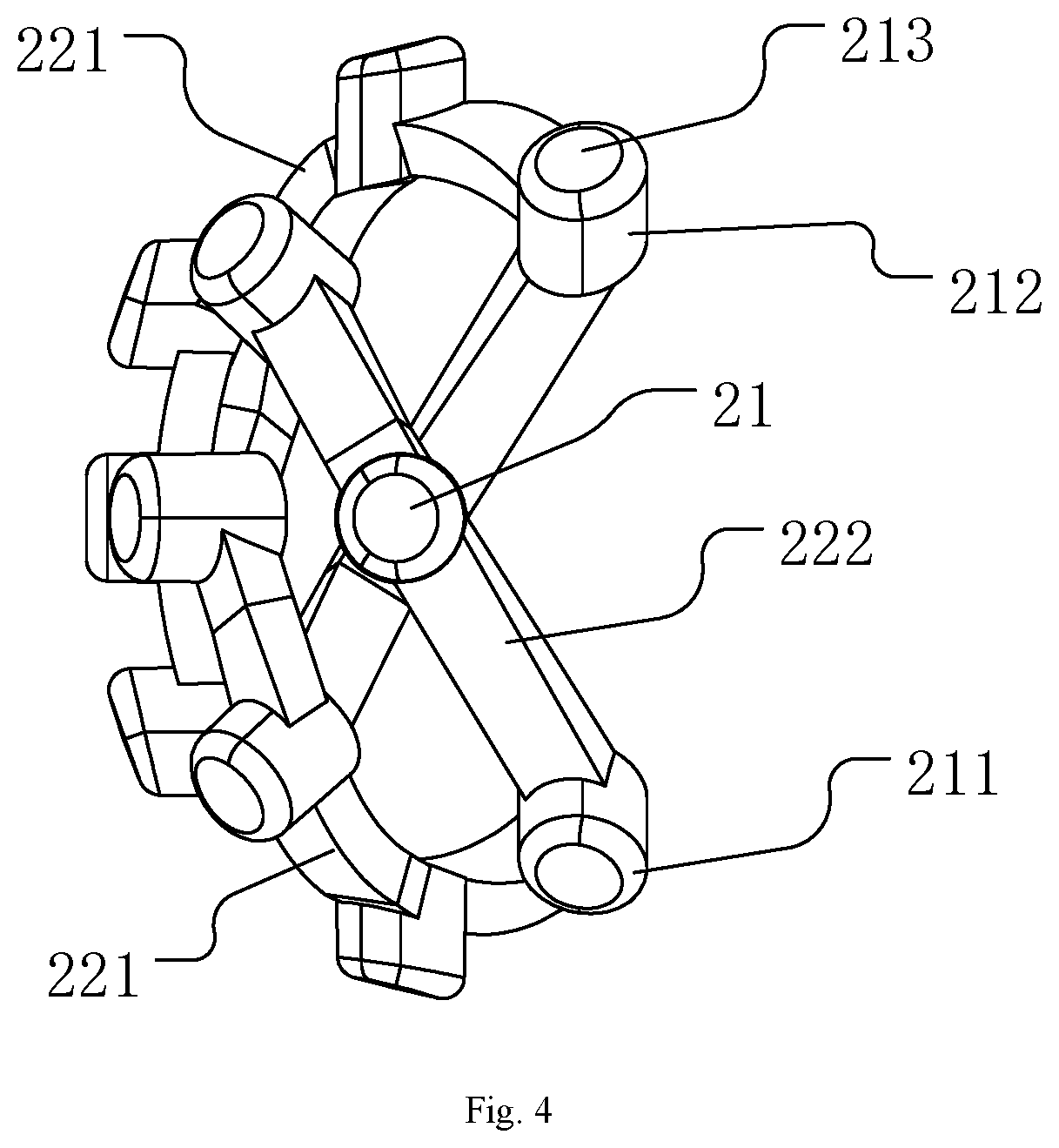 Patent US11775085 Figure 4 – Stylus tip structure, and passive capacitive stylus