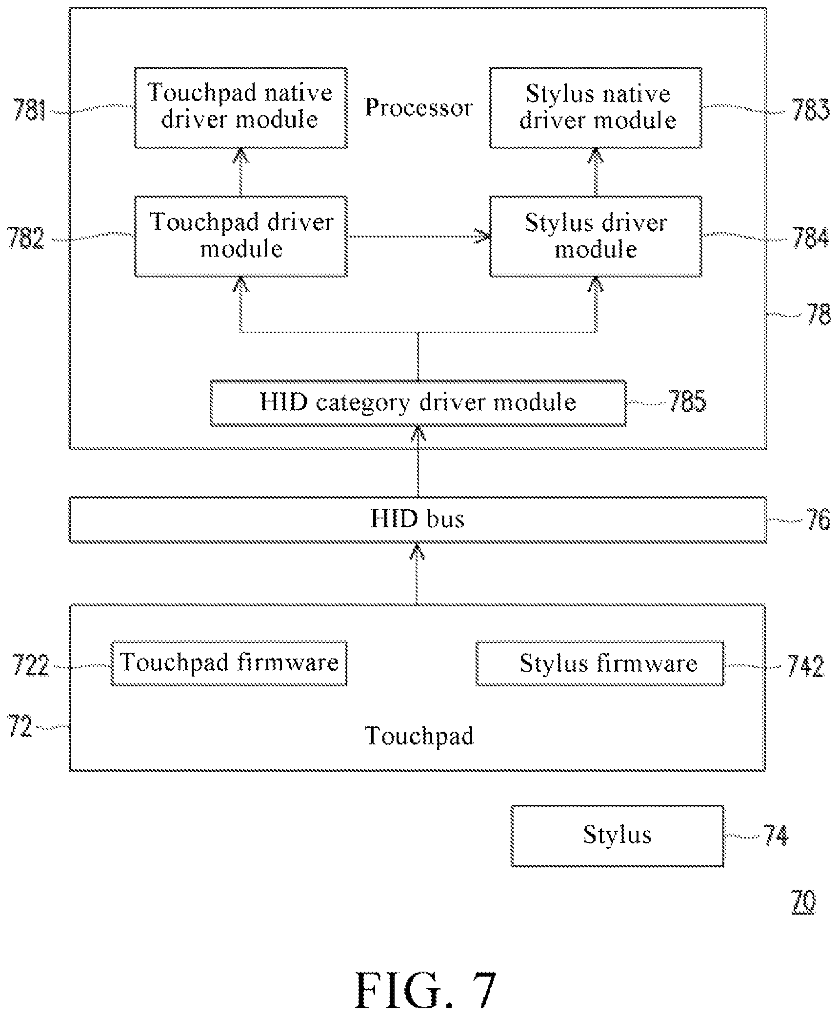 Patent US11775087 Figure 6 – Electronic device and touch operation method for the same