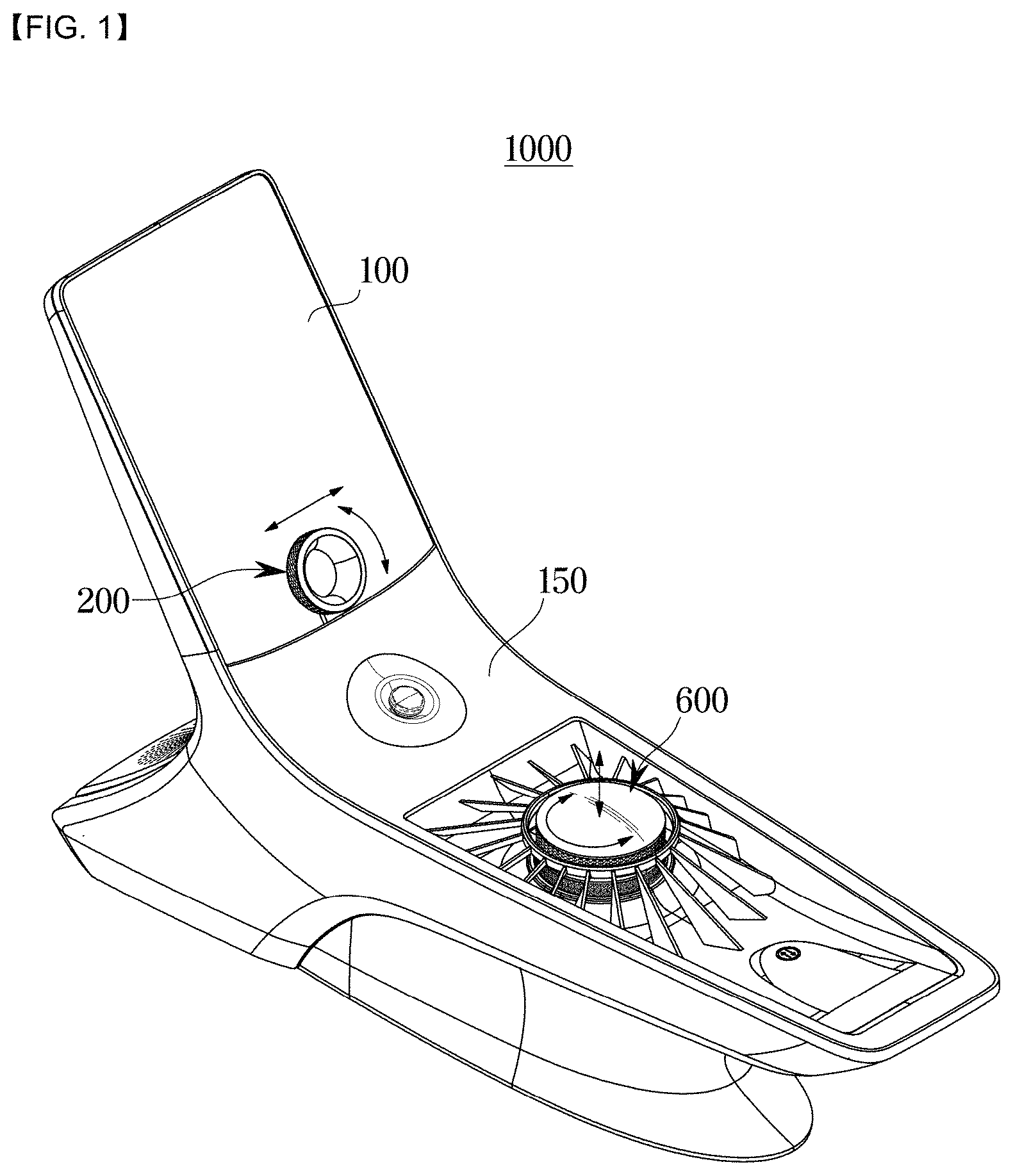 Patent US11775089 Figure 1 – User interface device