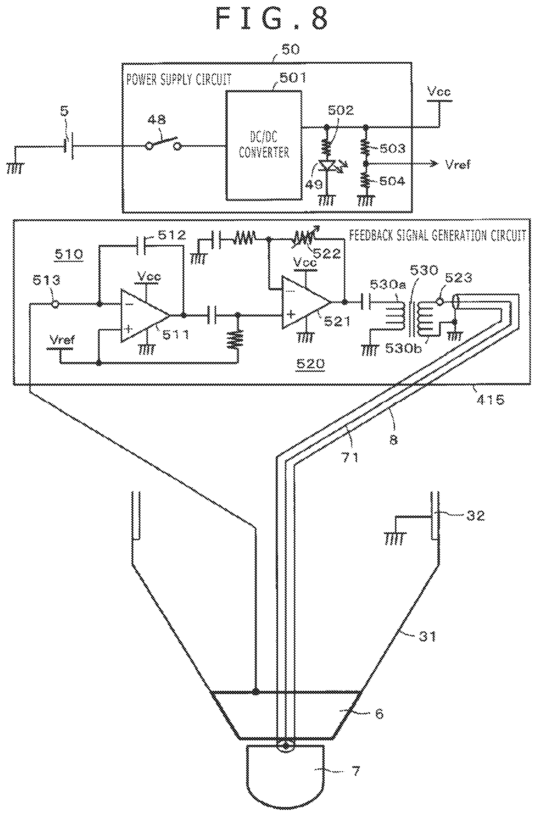 Patent US11775090 Figure 8 – Position indicator