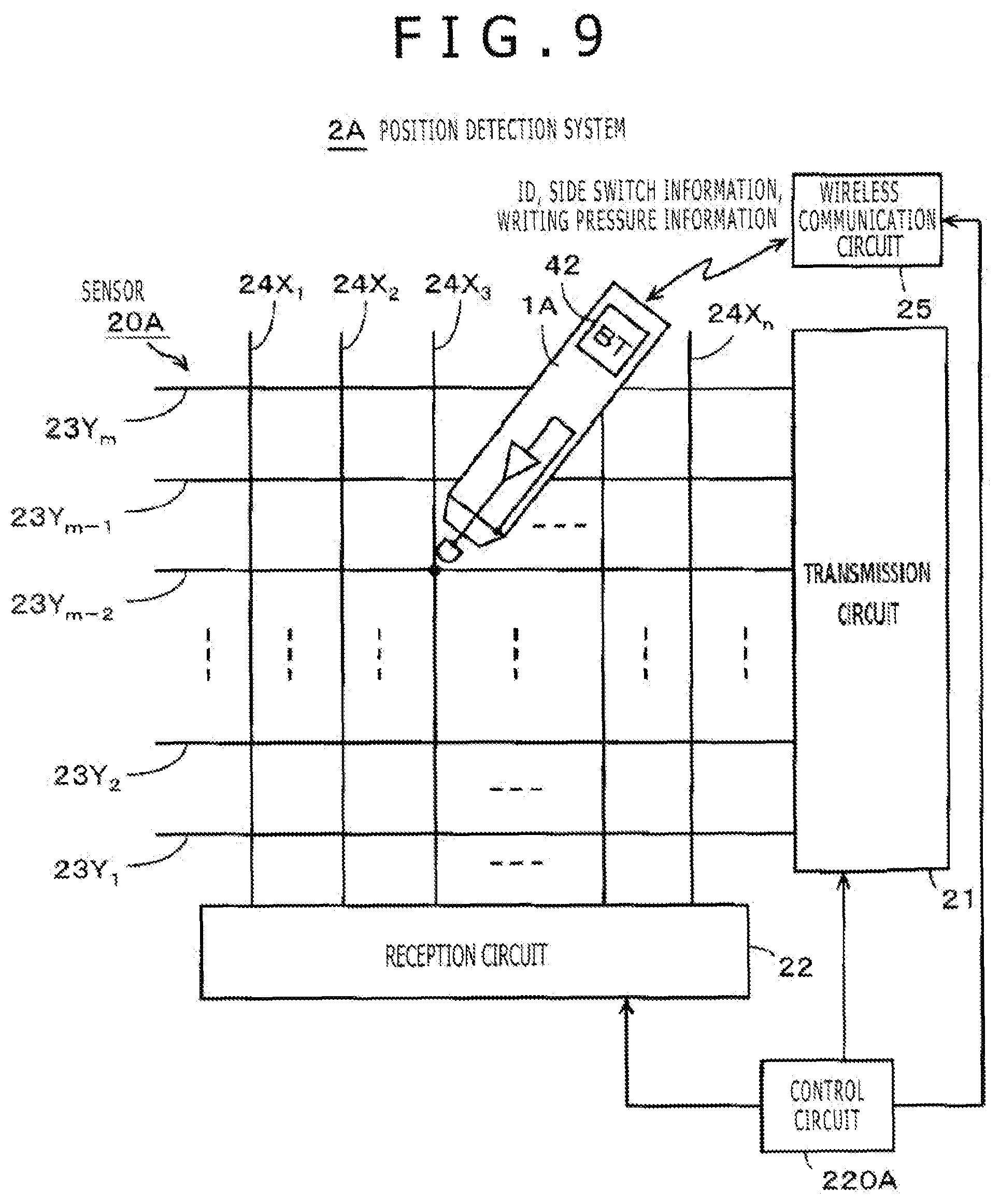 Patent US11775090 Figure 9 – Position indicator