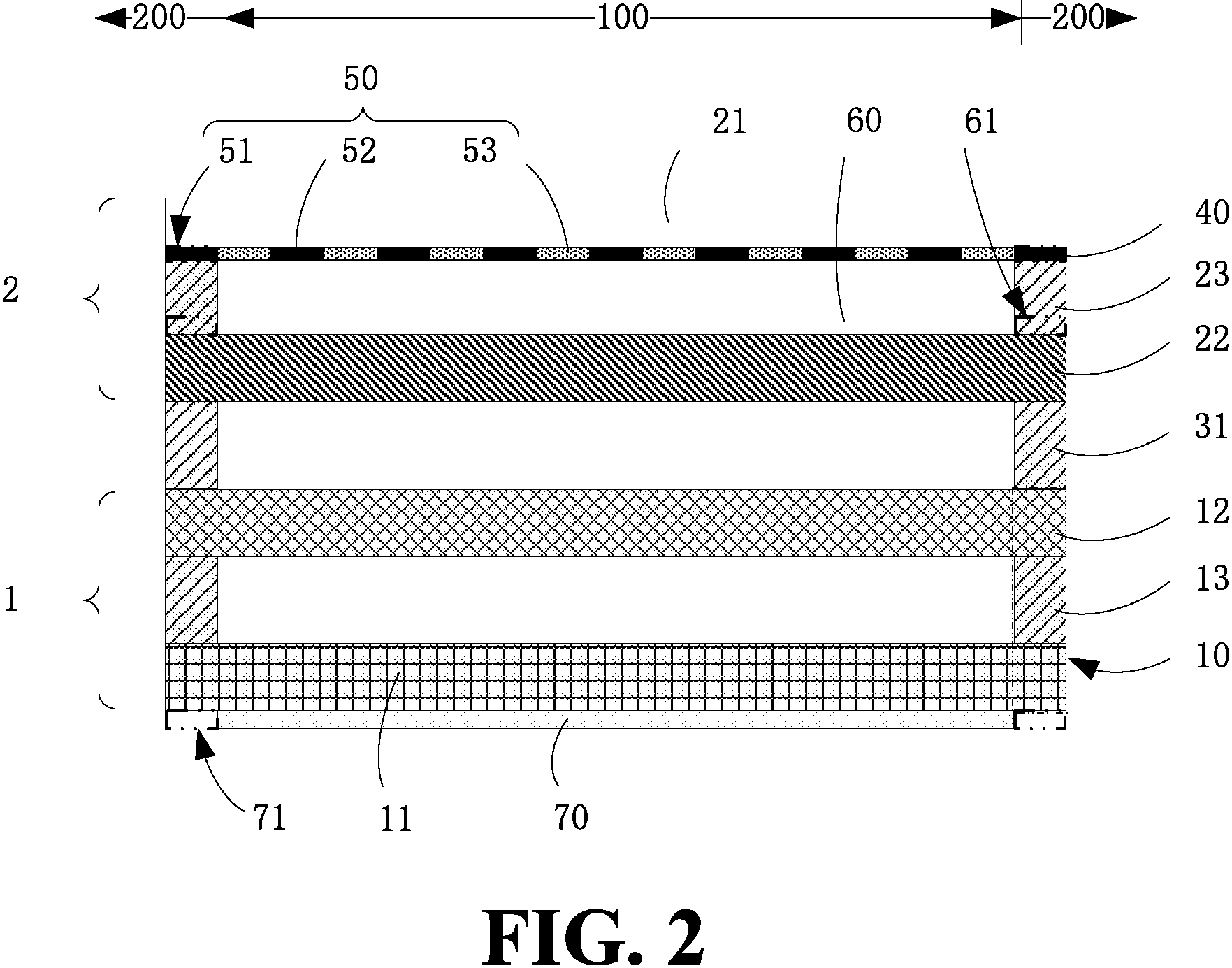 Patent US11775093 Figure 2 – Touch display device