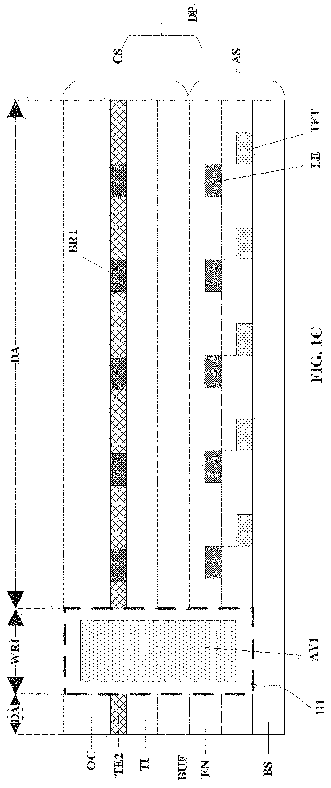 Patent US11775094 Figure 3 – Display panel, display apparatus, and method of fabricating display panel