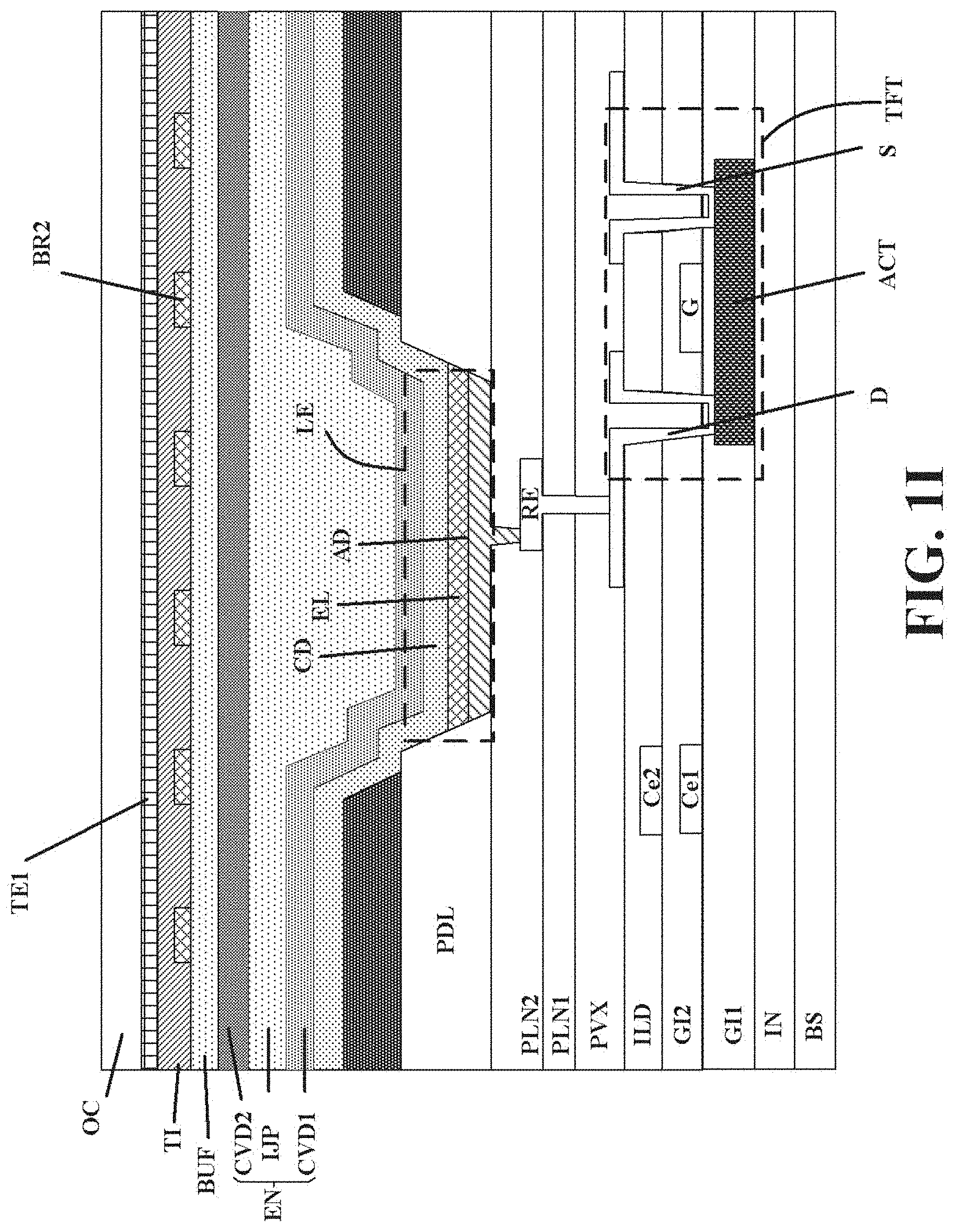 Patent US11775094 Figure 9 – Display panel, display apparatus, and method of fabricating display panel