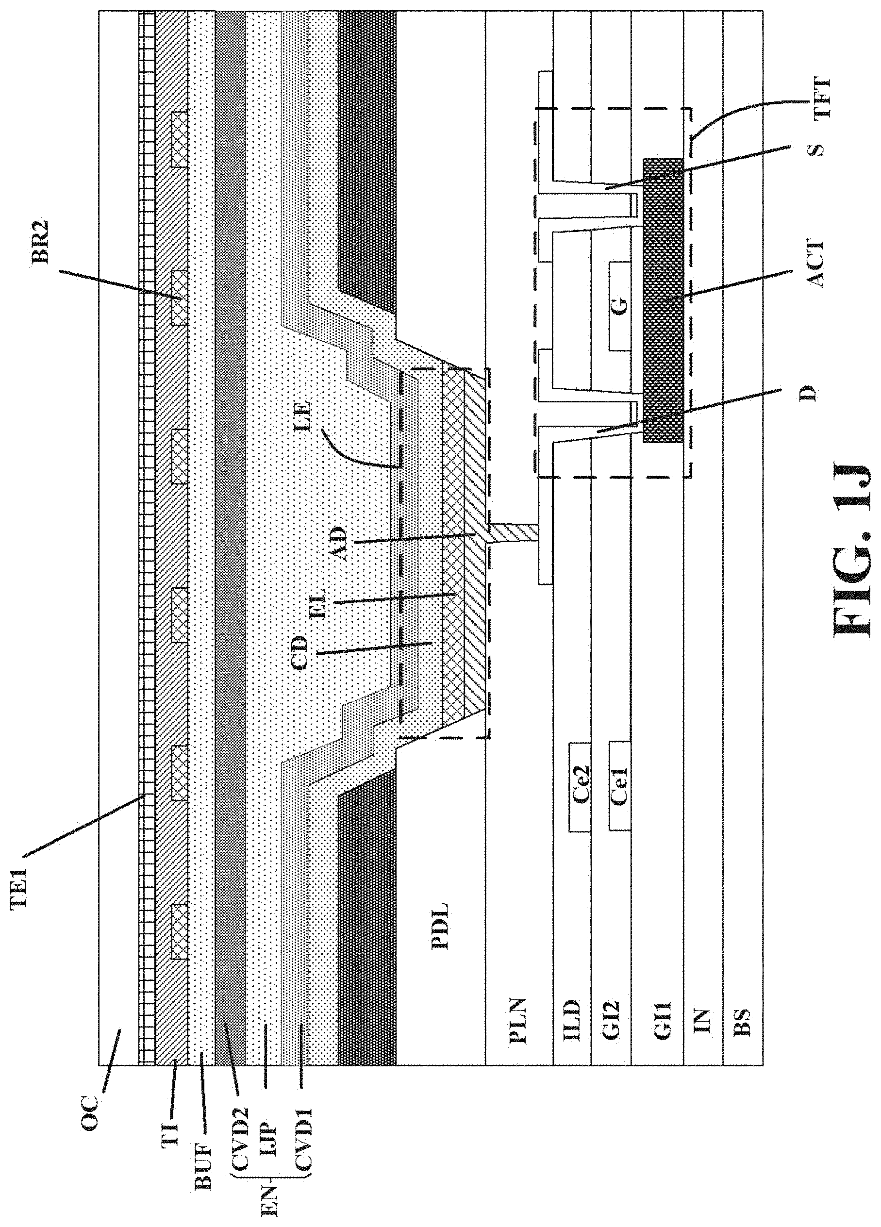 Patent US11775094 Figure 10 – Display panel, display apparatus, and method of fabricating display panel