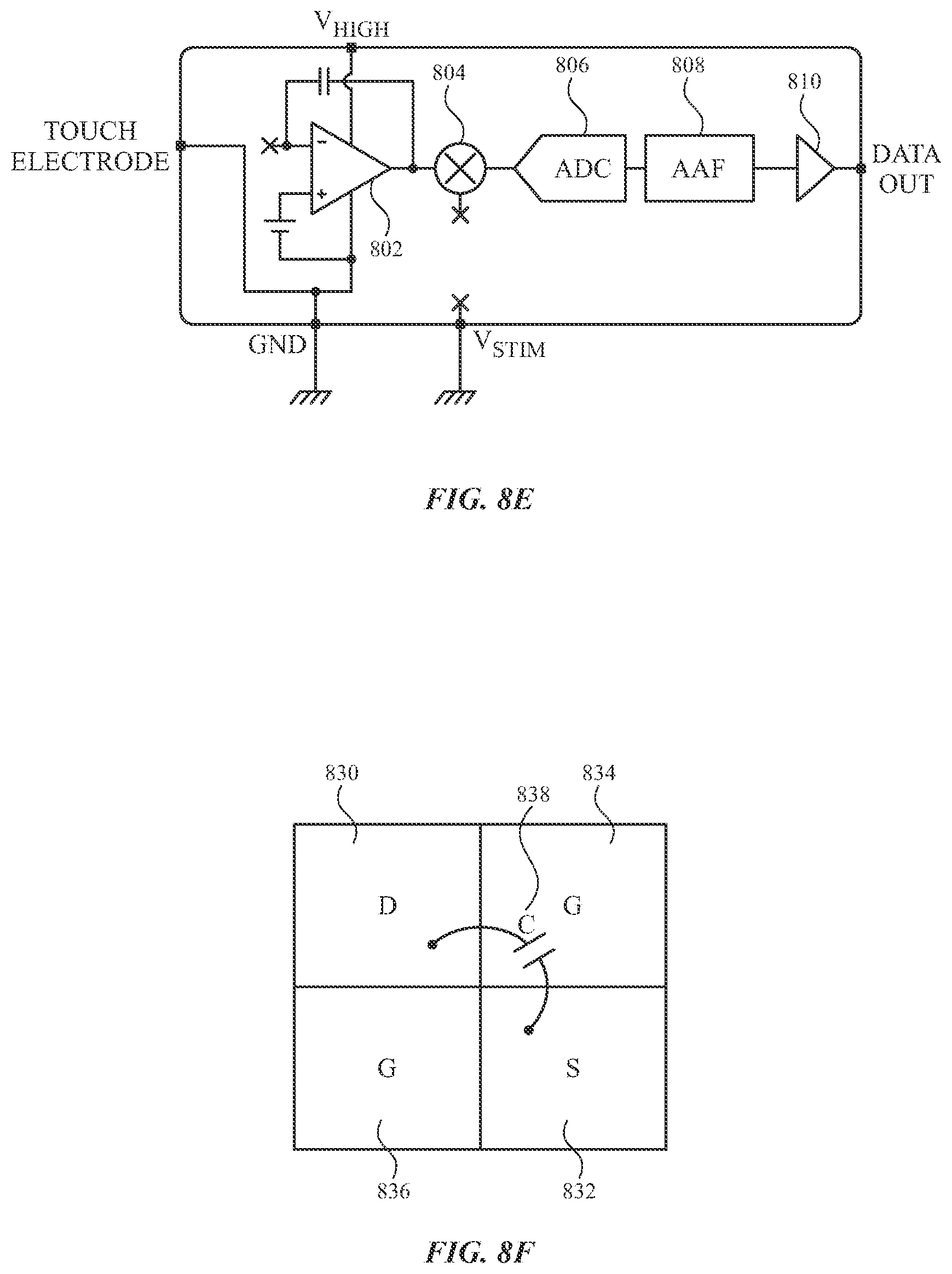 Patent US11775095 Figure 15 – Touch sensing utilizing integrated micro circuitry
