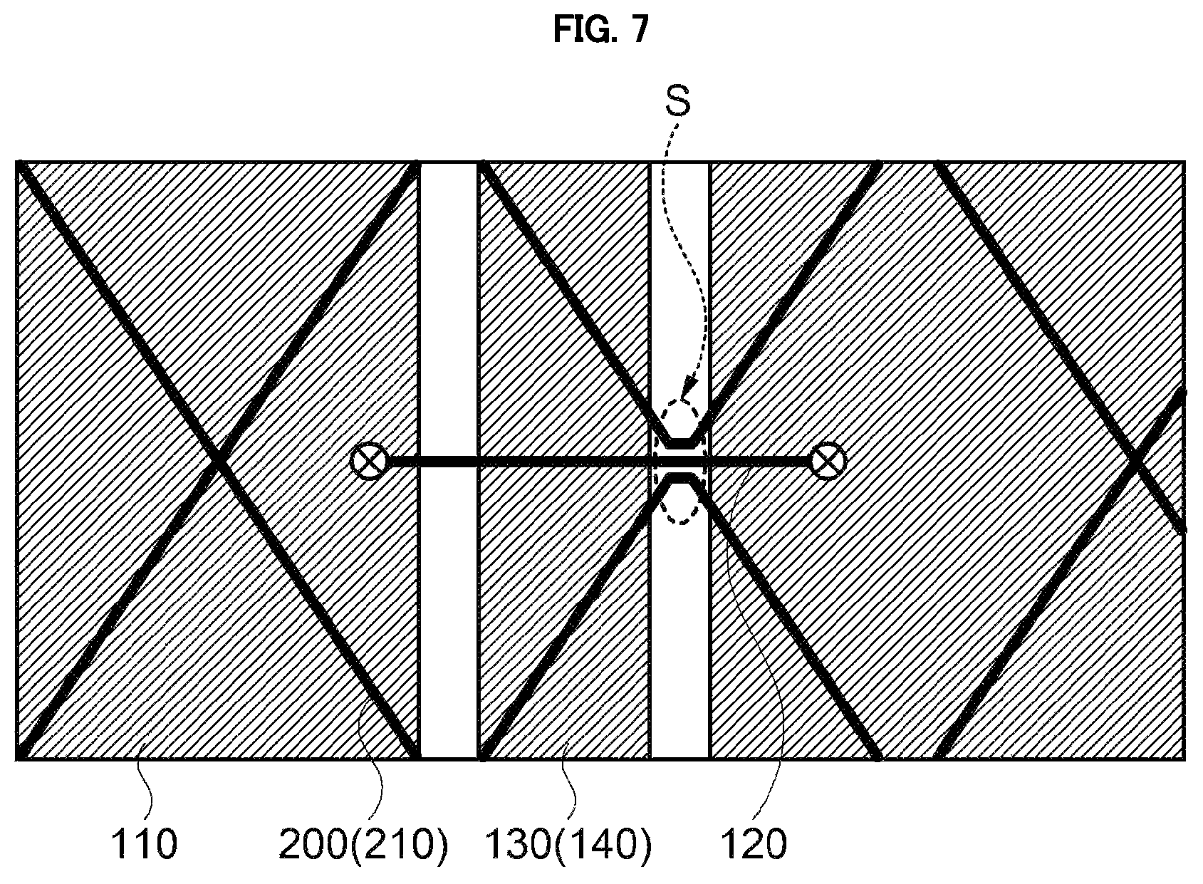 Patent US11775096 Figure 7 – Electrode structure combined with antenna and display device including the same