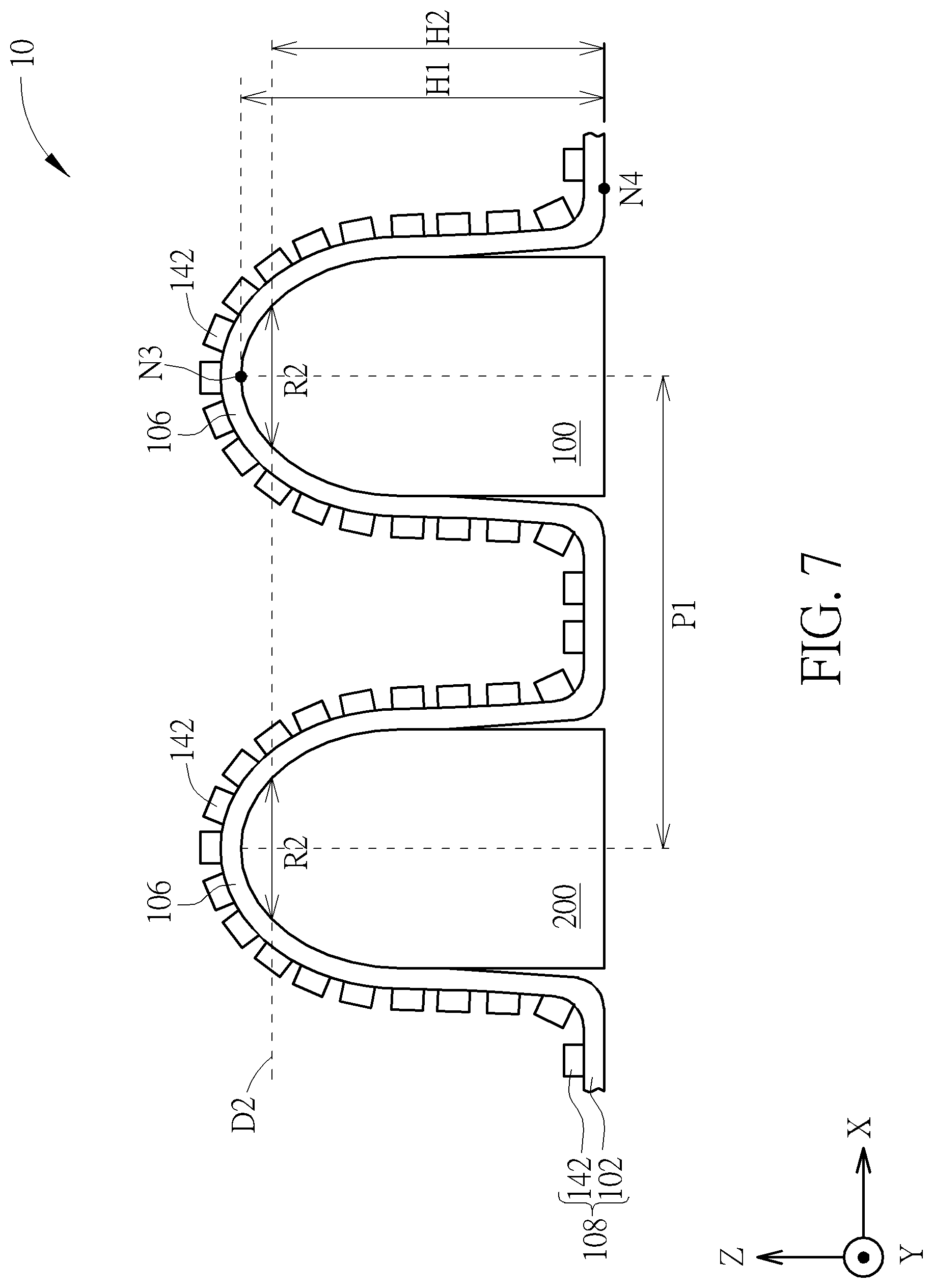Patent US11775098 Figure 7 – Flexible electronic device