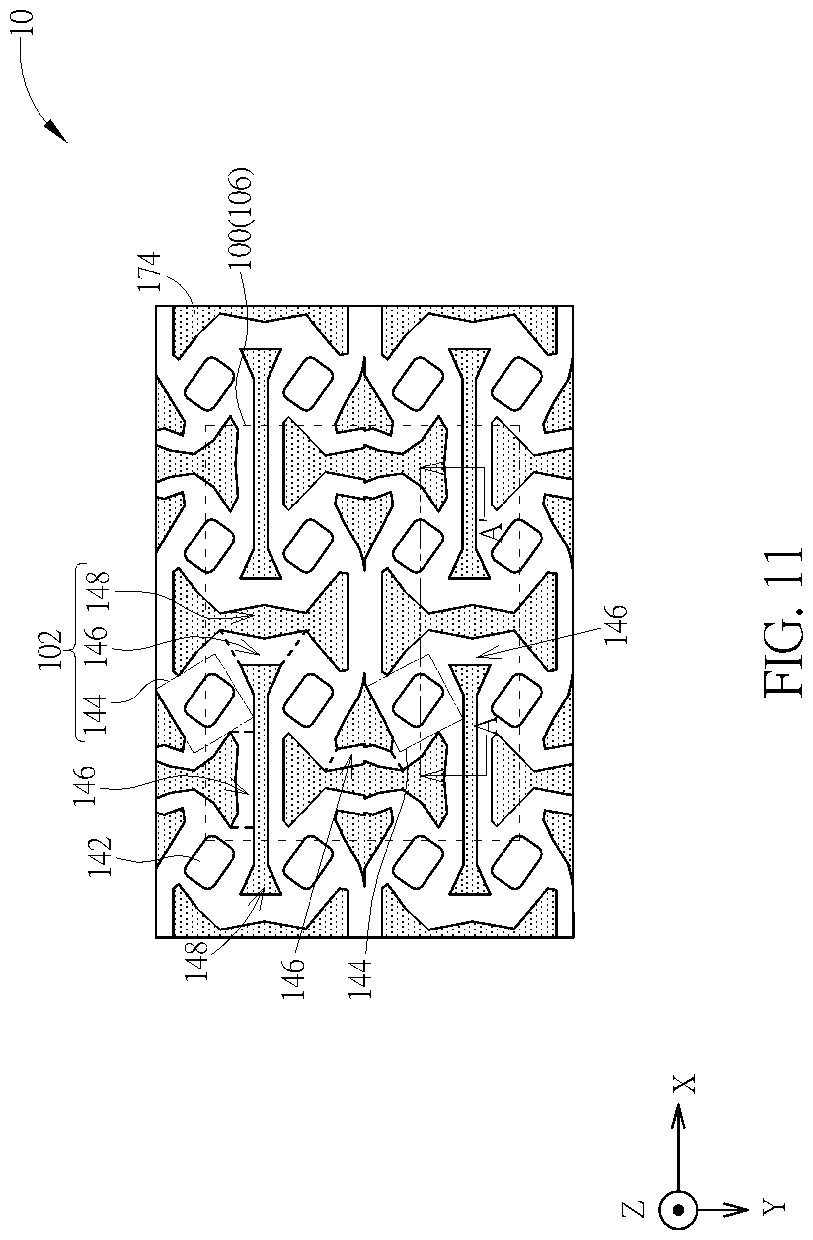 Patent US11775098 Figure 11 – Flexible electronic device