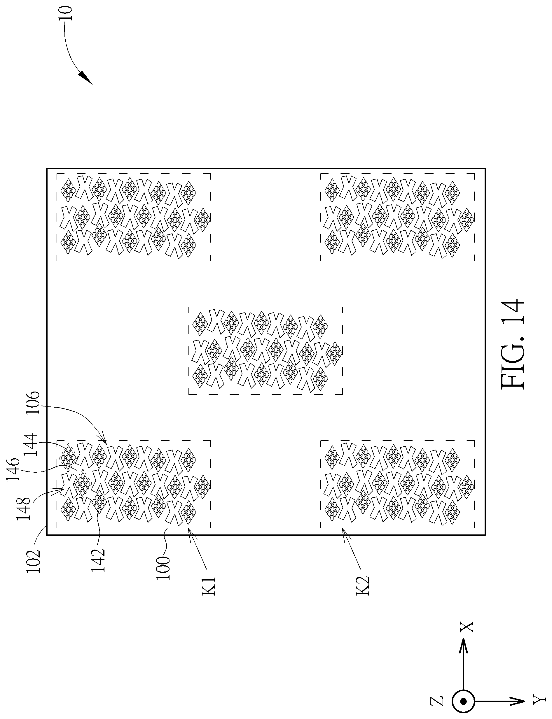 Patent US11775098 Figure 14 – Flexible electronic device
