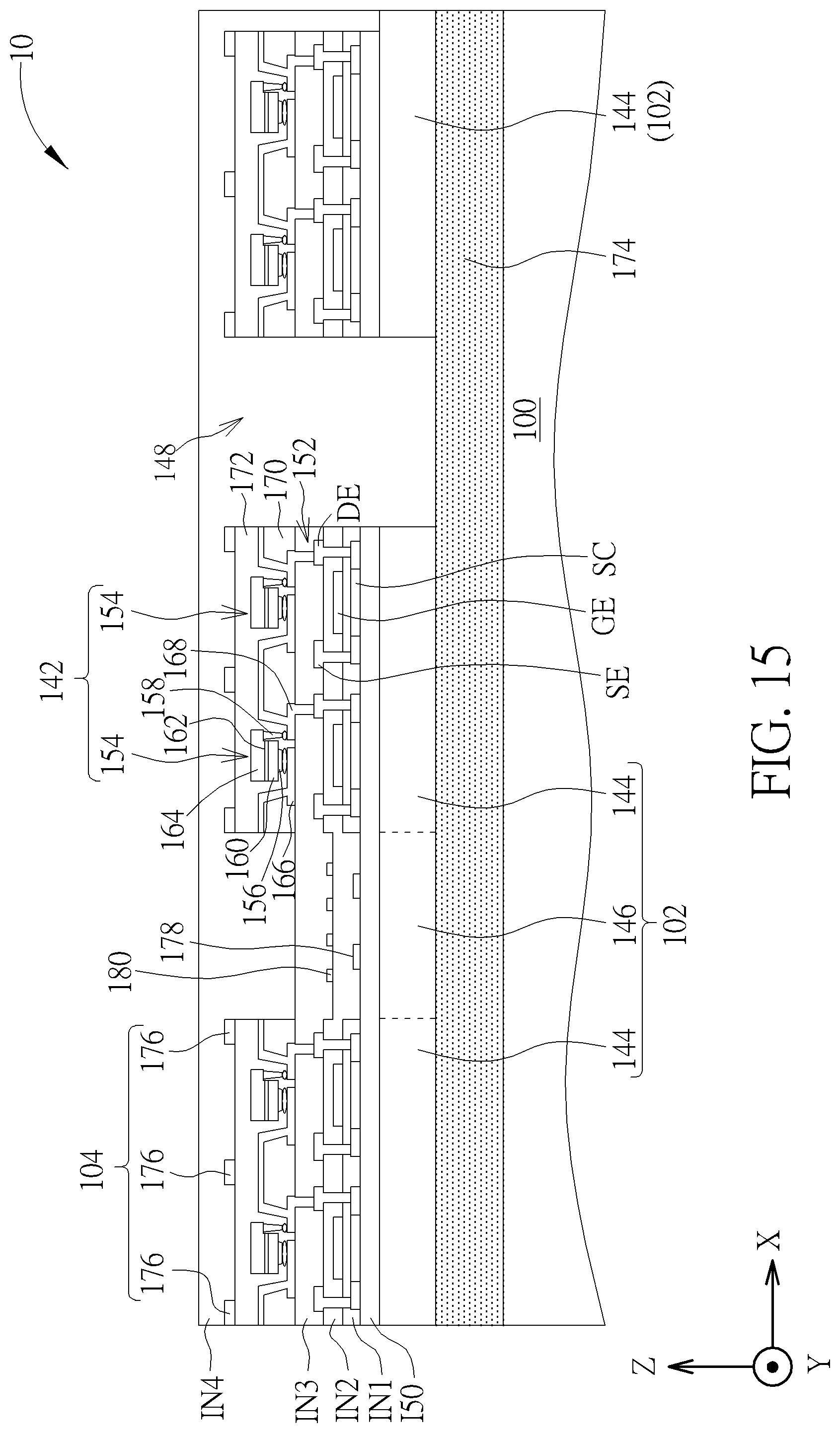 Patent US11775098 Figure 15 – Flexible electronic device