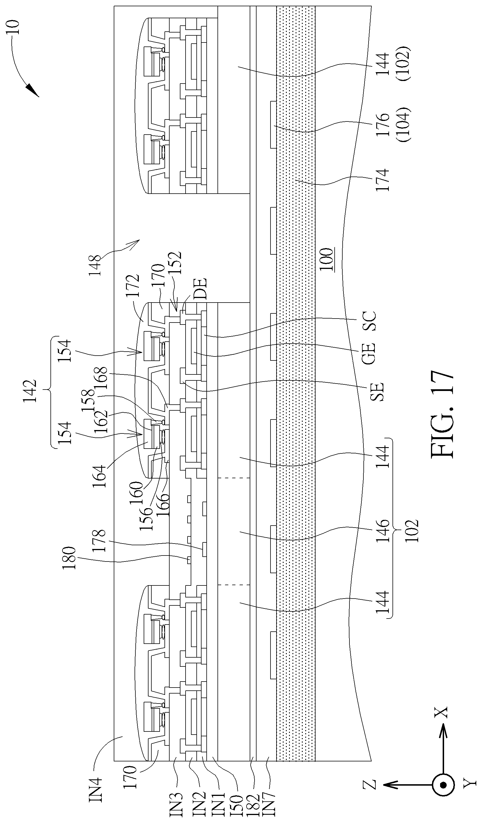 Patent US11775098 Figure 17 – Flexible electronic device