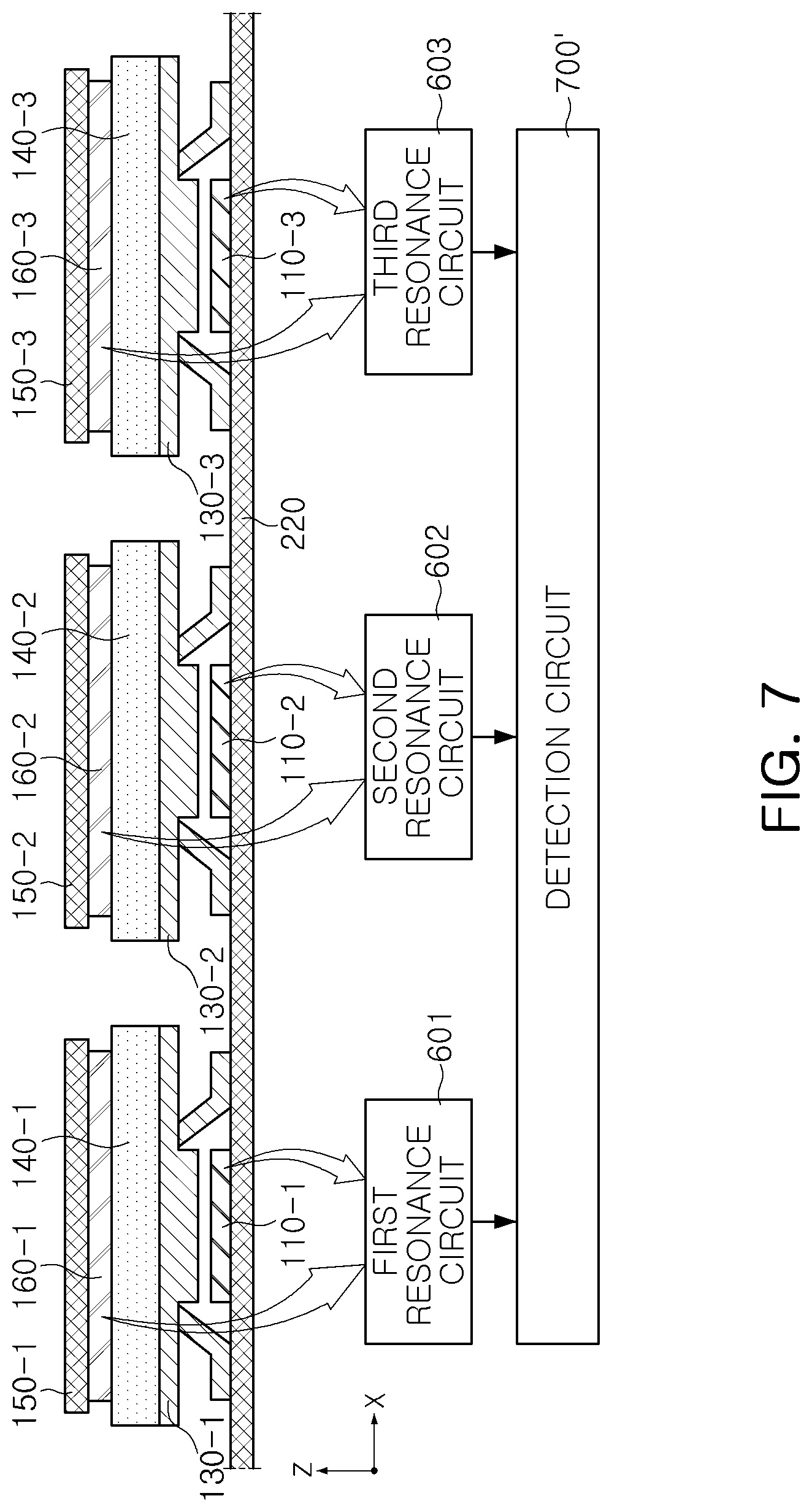 Patent US11775099 Figure 8 – Touch sensing module and electronic device including the same