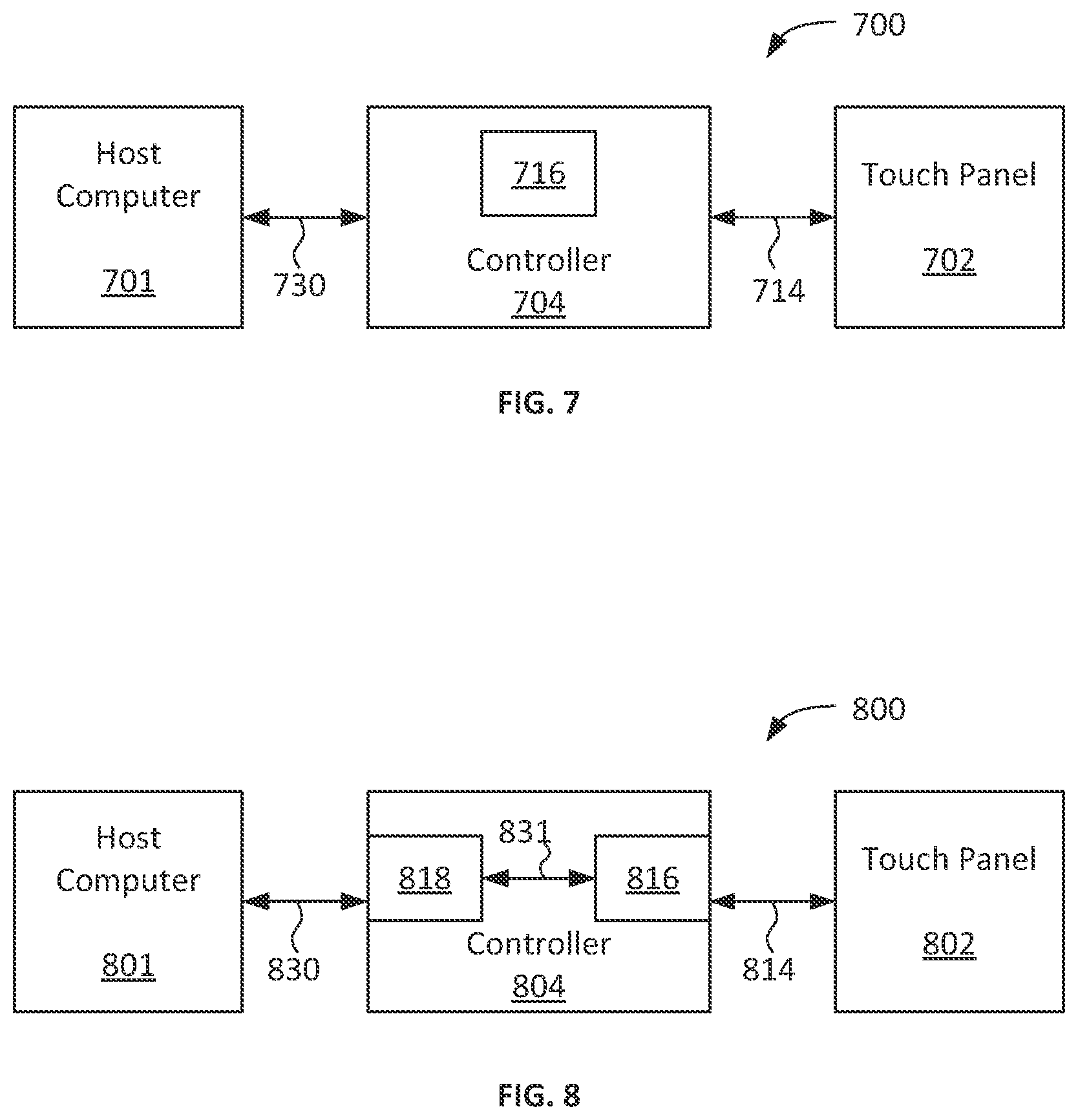 Patent US11775100 Figure 7 – Touch sensor system configuration