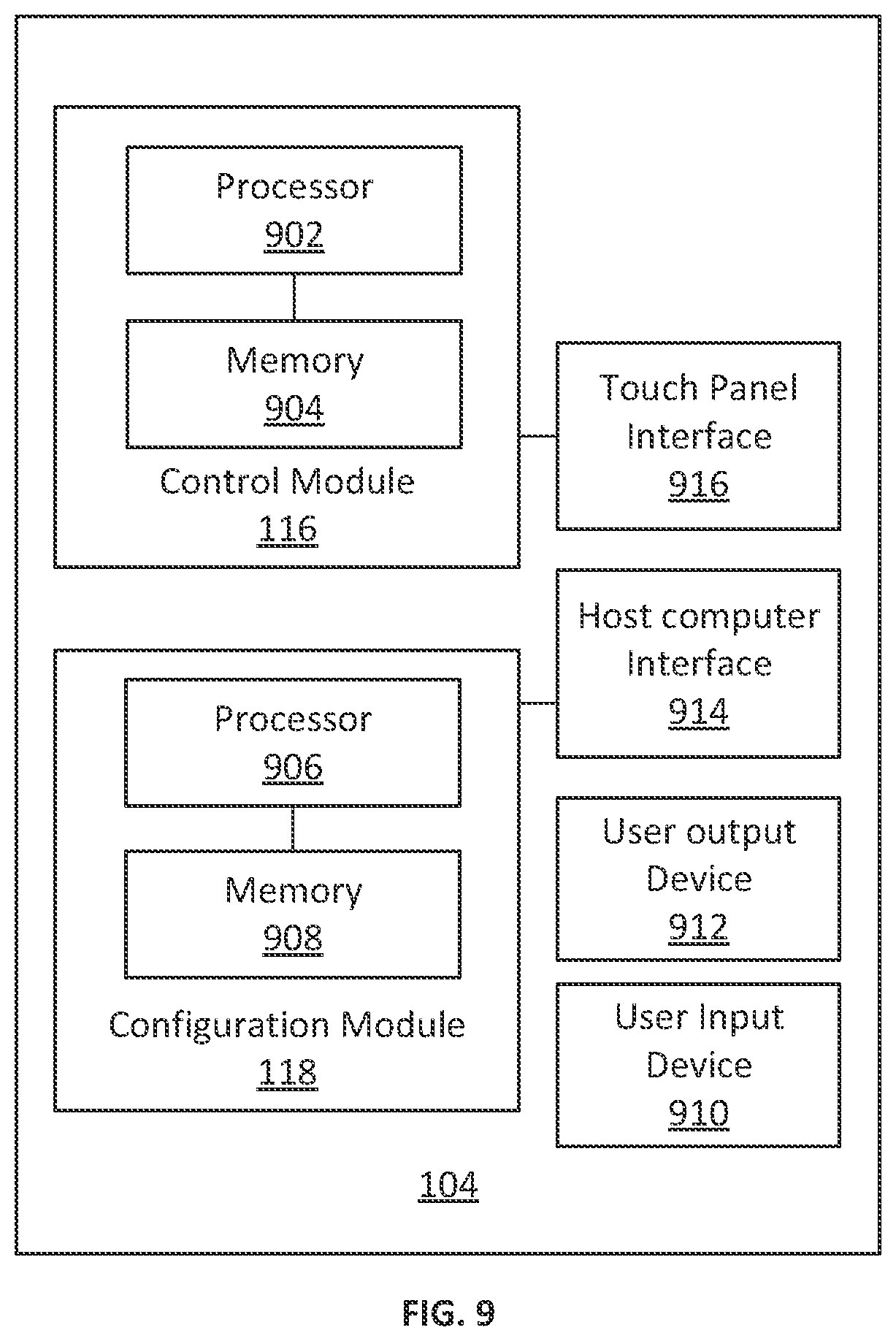 Patent US11775100 Figure 8 – Touch sensor system configuration