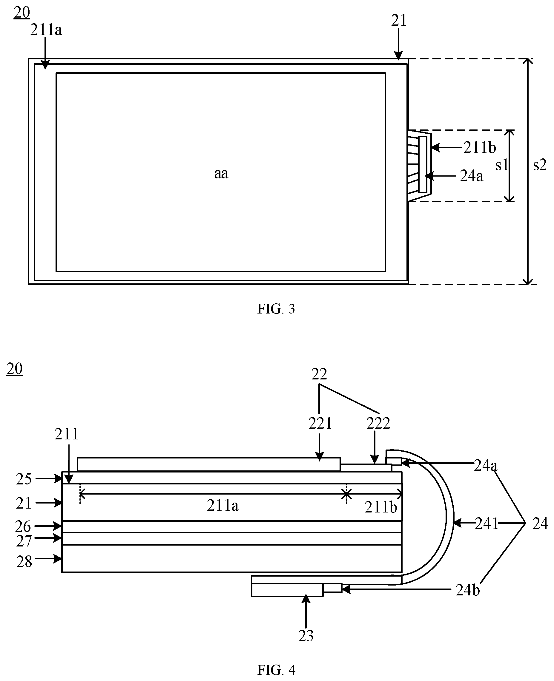 Patent US11775102 Figure 2 – Touch display device and manufacturing method thereof, and terminal