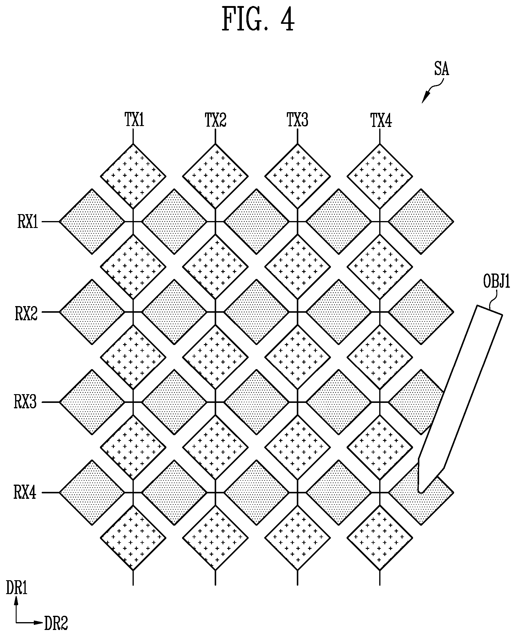 Patent US11775104 Figure 4 – Display device and driving method thereof