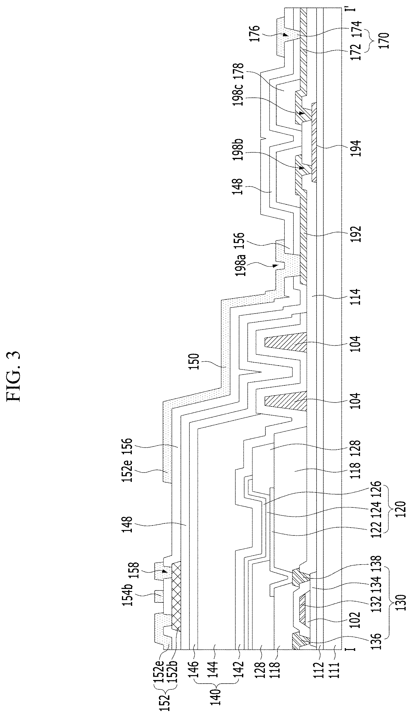 Patent US11775106 Figure 3 – Touch display device