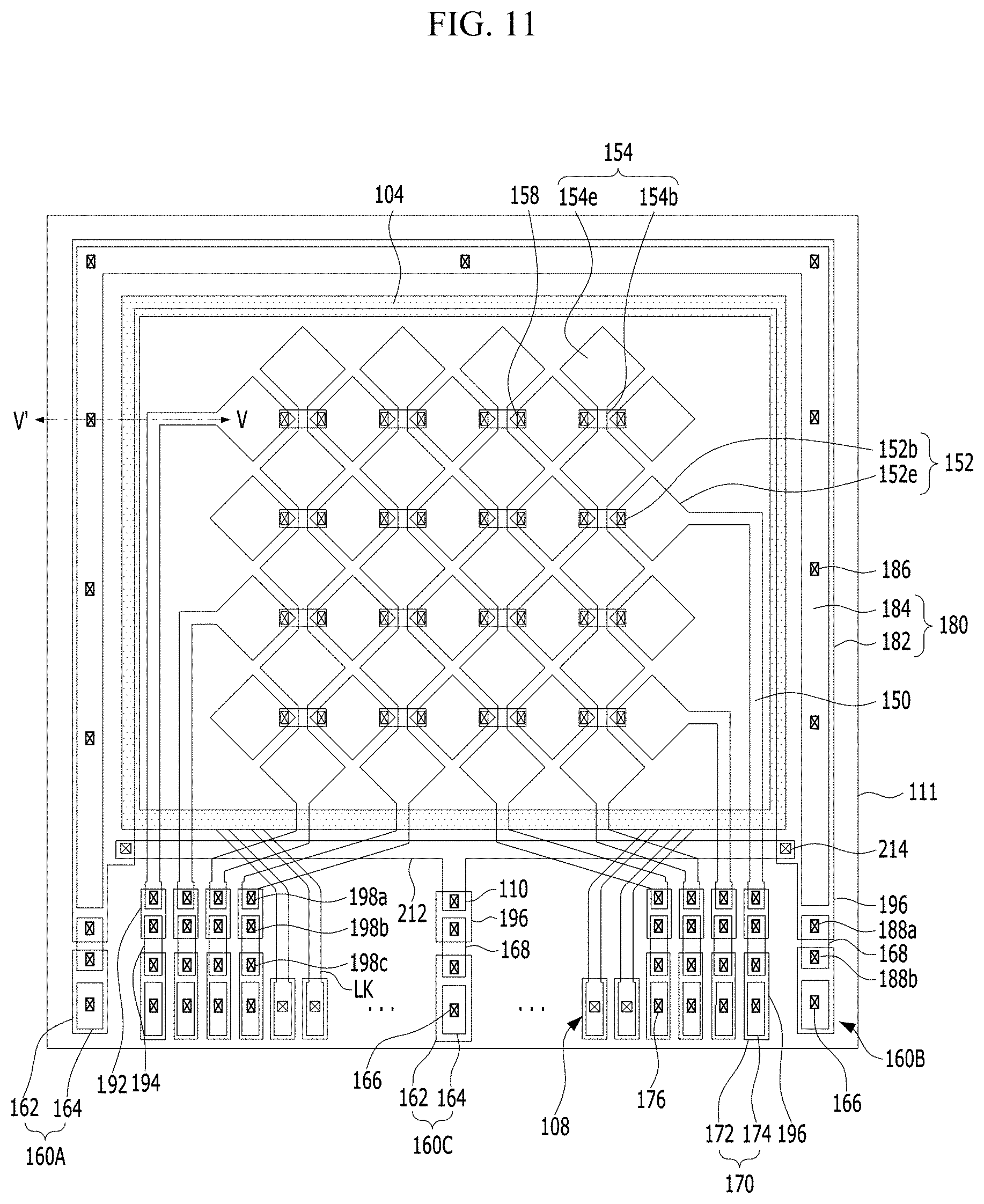 Patent US11775106 Figure 10 – Touch display device