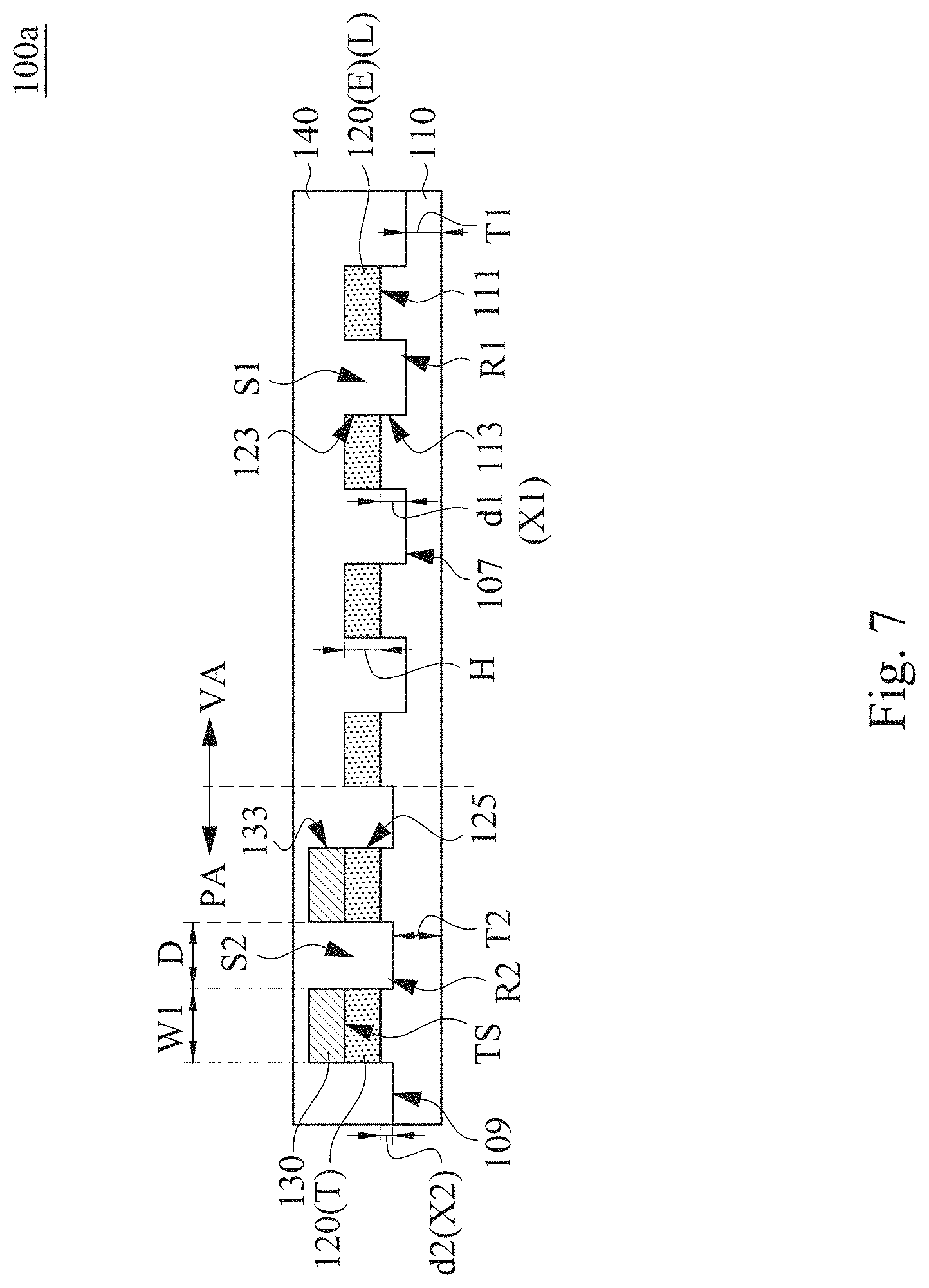 Patent US11775107 Figure 11 – Touch sensor and manufacturing method thereof
