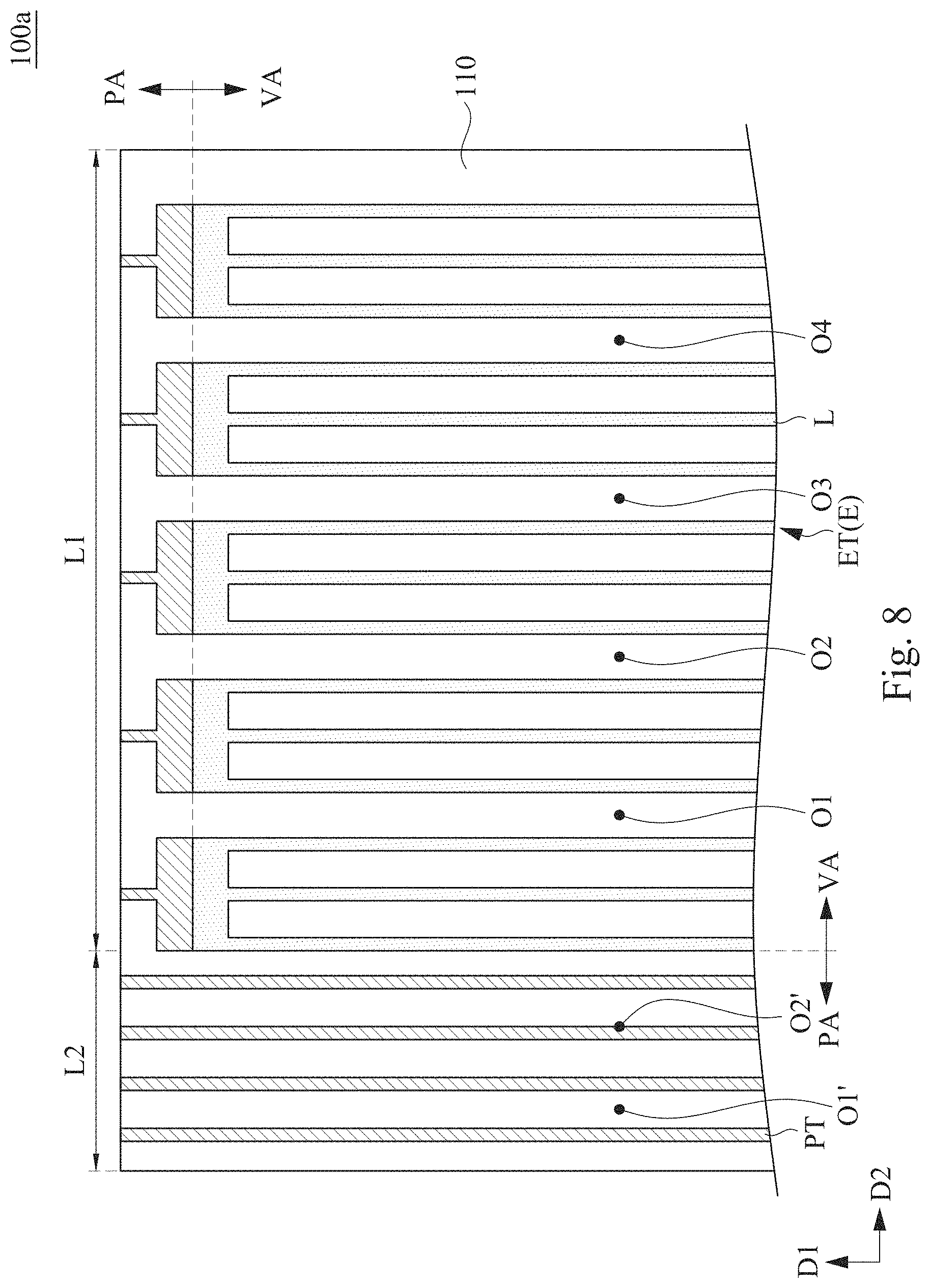 Patent US11775107 Figure 12 – Touch sensor and manufacturing method thereof