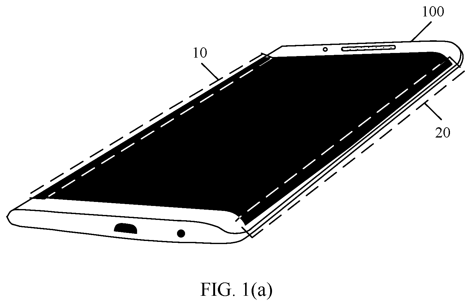 Patent US11775111 — Method for controlling touchscreen and electronic device — Figure 1