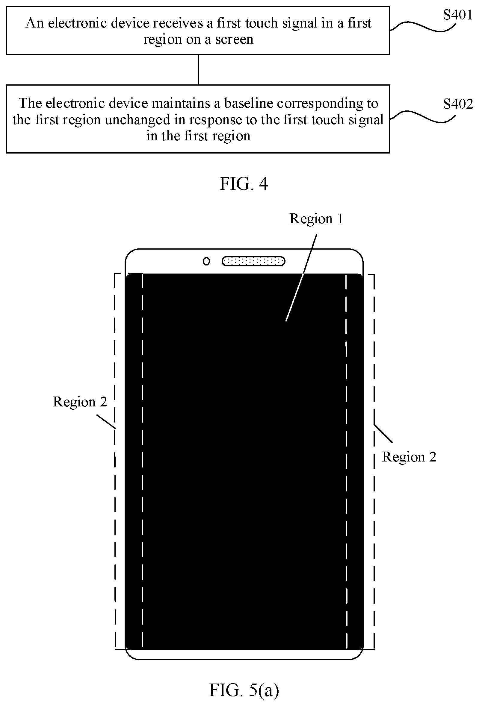 Patent US11775111 Figure 8 – Method for controlling touchscreen and electronic device