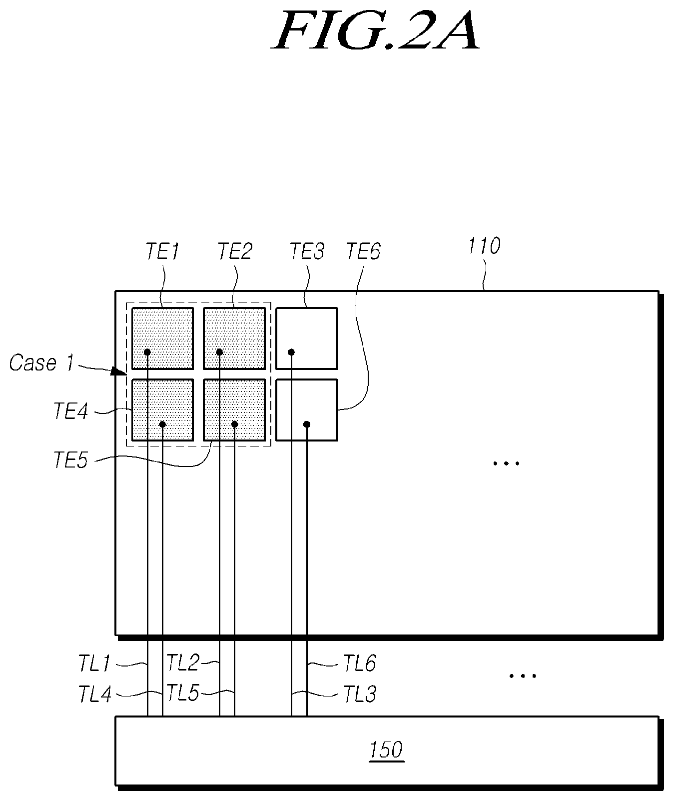 Patent US11775112 Figure 2 – Touch driving circuit and touch display device having group sensing control switch