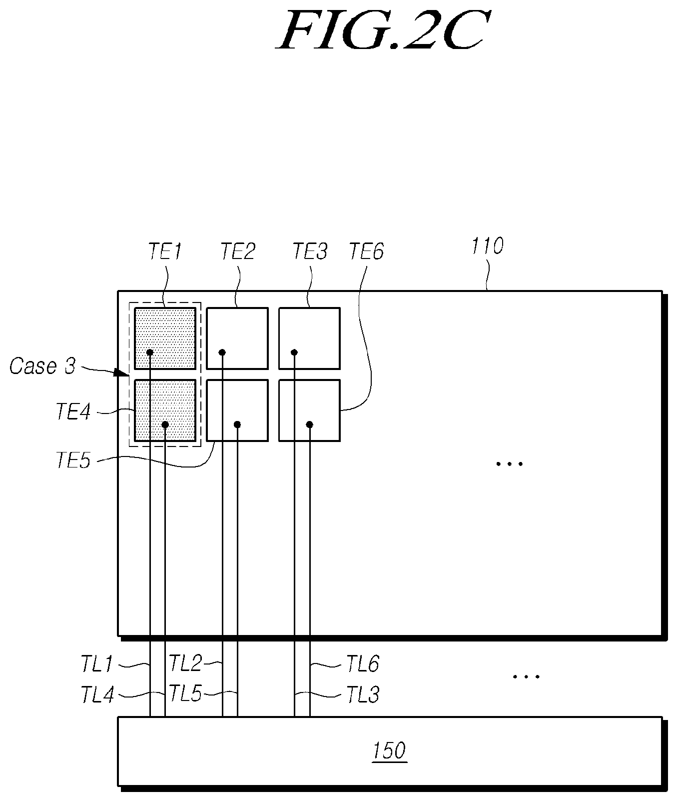 Patent US11775112 Figure 4 – Touch driving circuit and touch display device having group sensing control switch