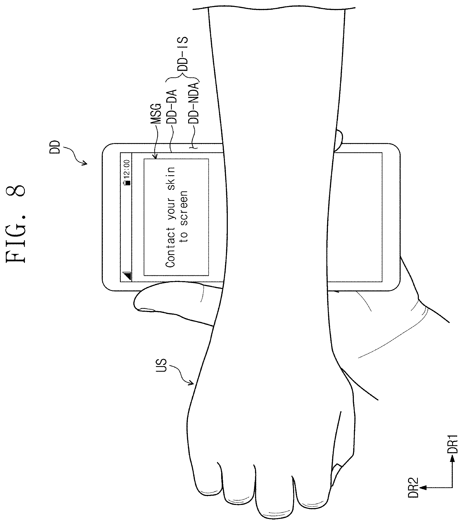 Patent US11775114 Figure 7 – Display device and operating method thereof