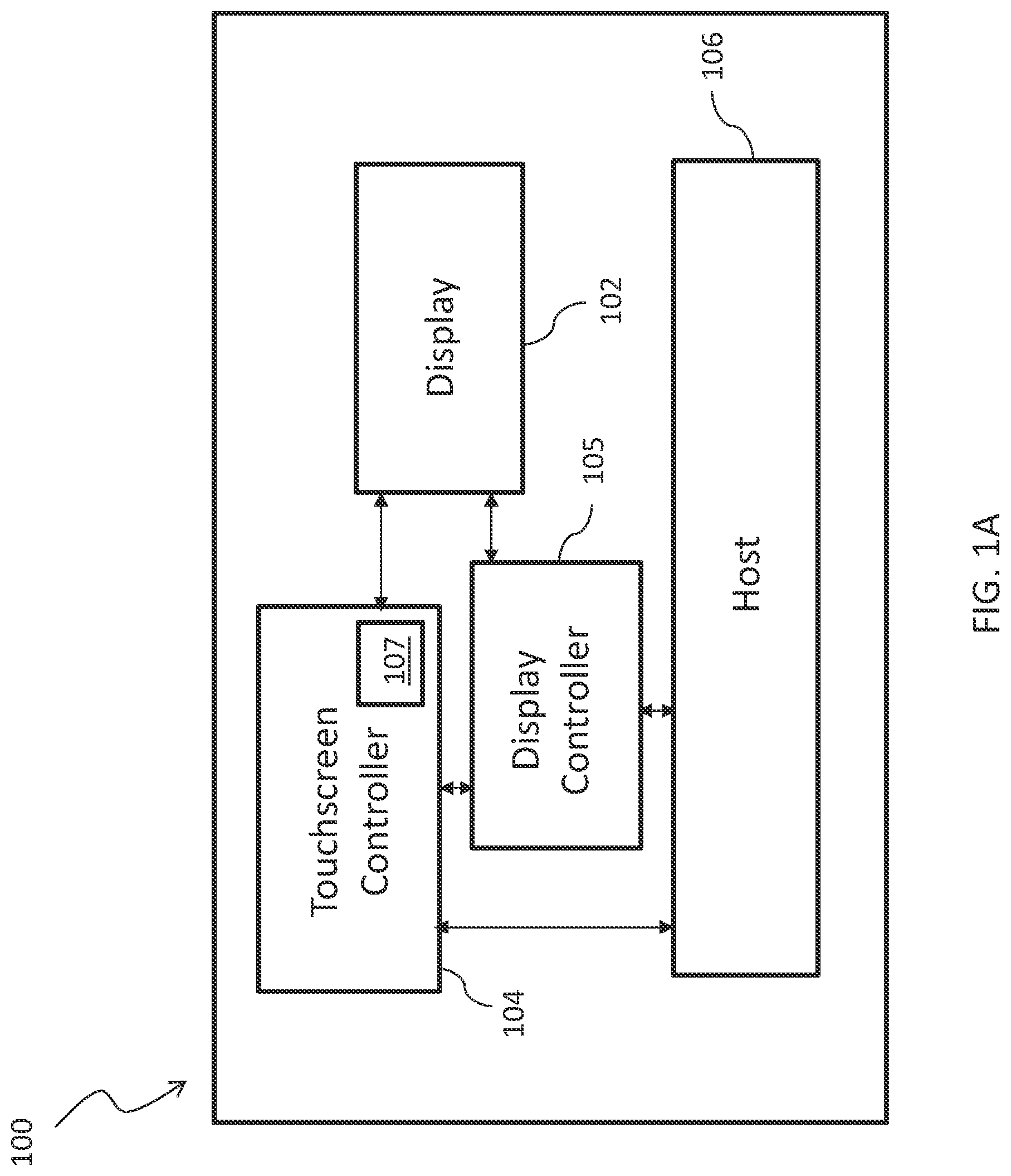 Patent US11775117 Figure 1 – System and method for display synchronization