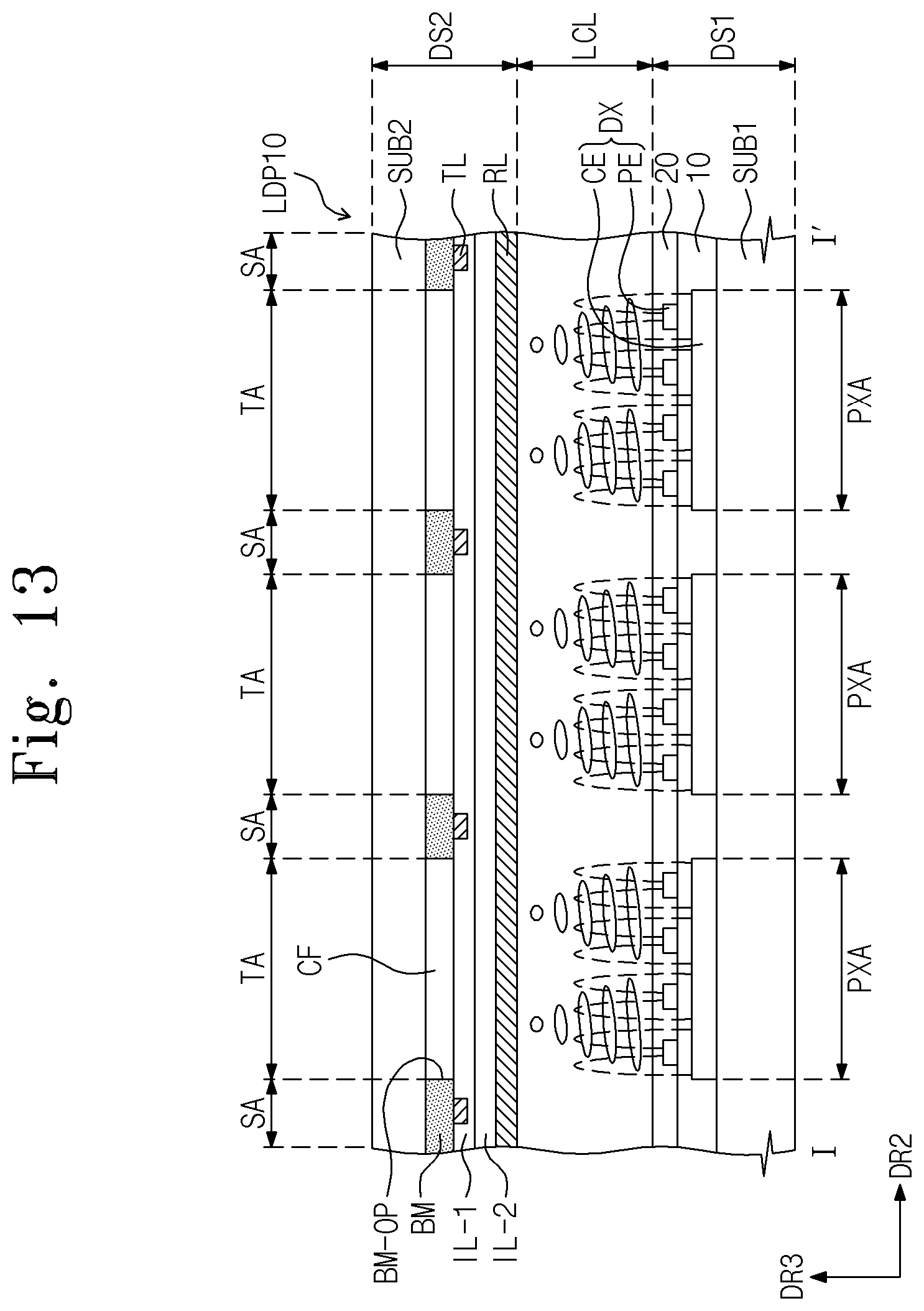 Patent US11775124 Figure 14 – Display device and method of driving the same in two modes