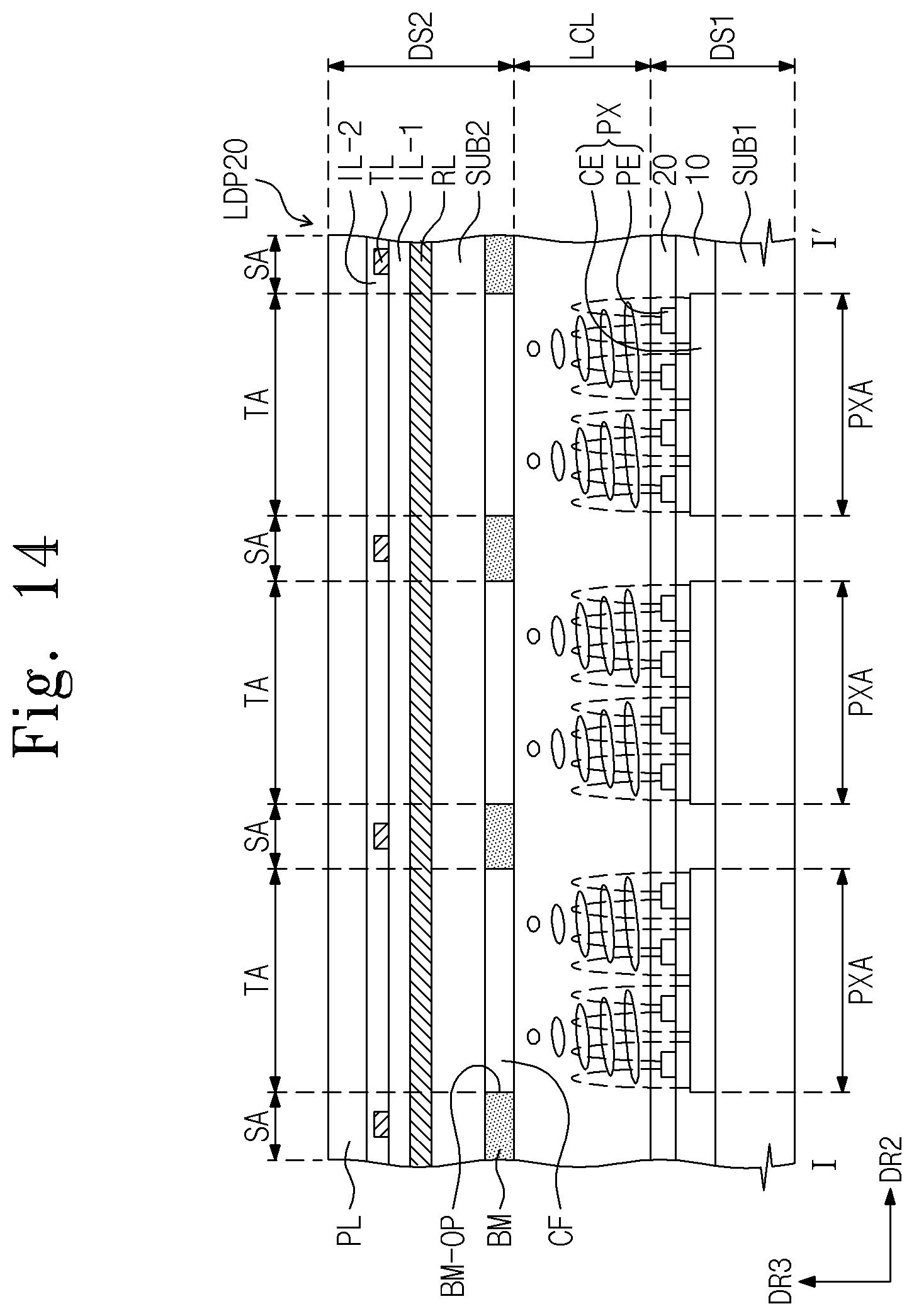 Patent US11775124 Figure 15 – Display device and method of driving the same in two modes