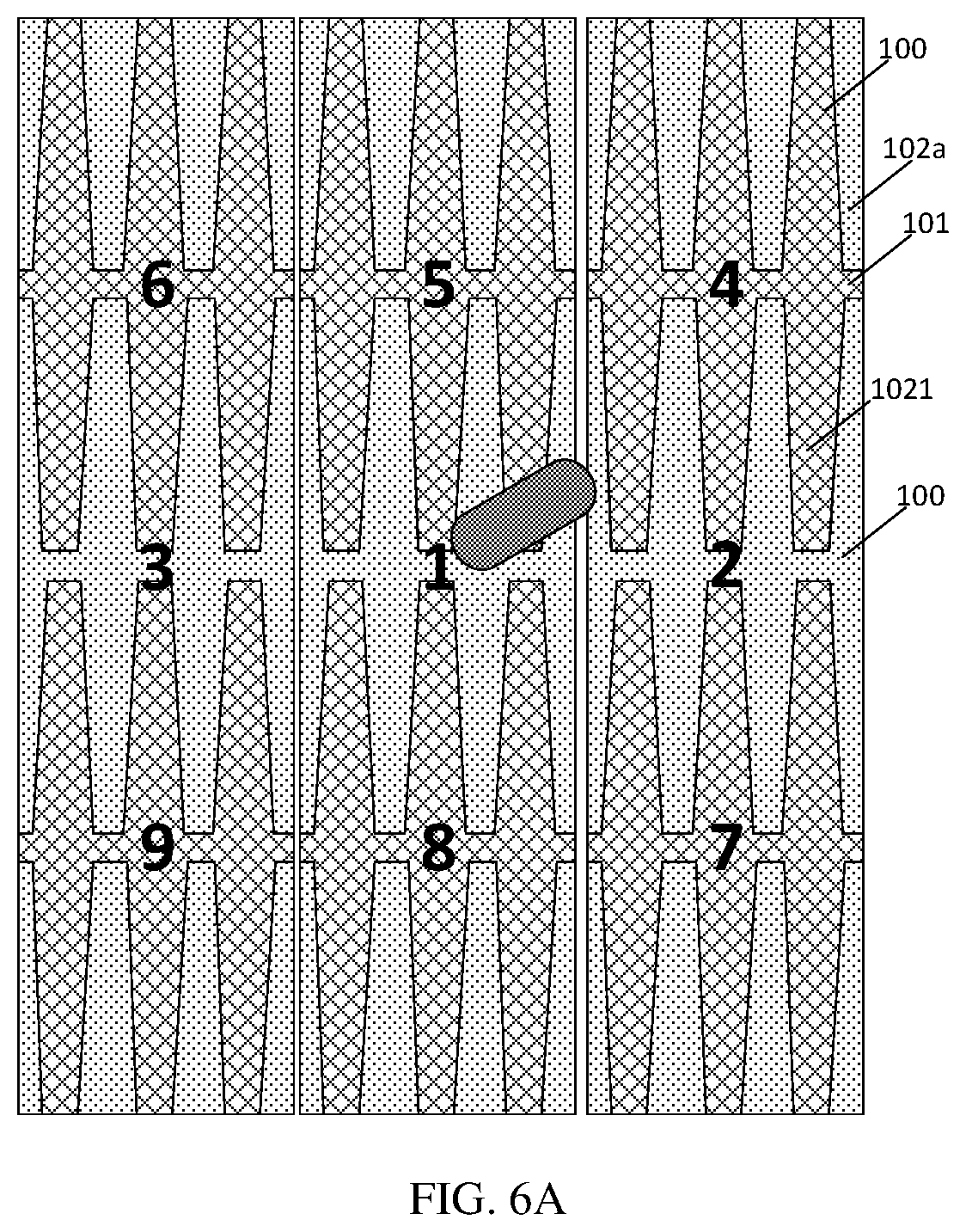 Patent US11775125 Figure 4 – Touch electrode structure, touch screen and touch display device