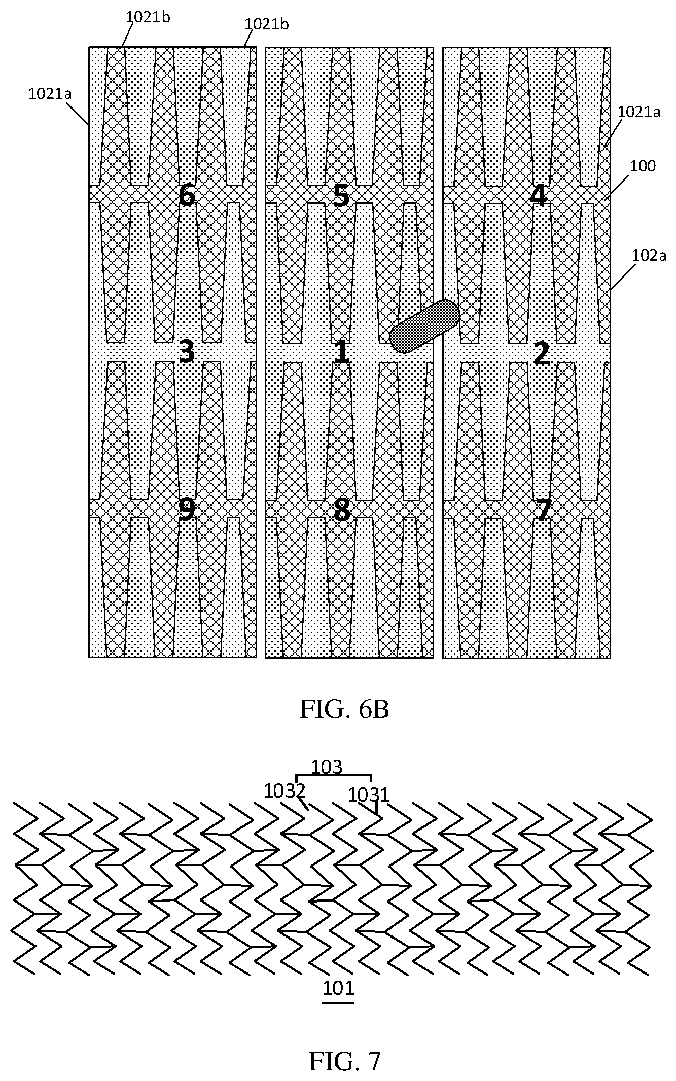Patent US11775125 Figure 5 – Touch electrode structure, touch screen and touch display device