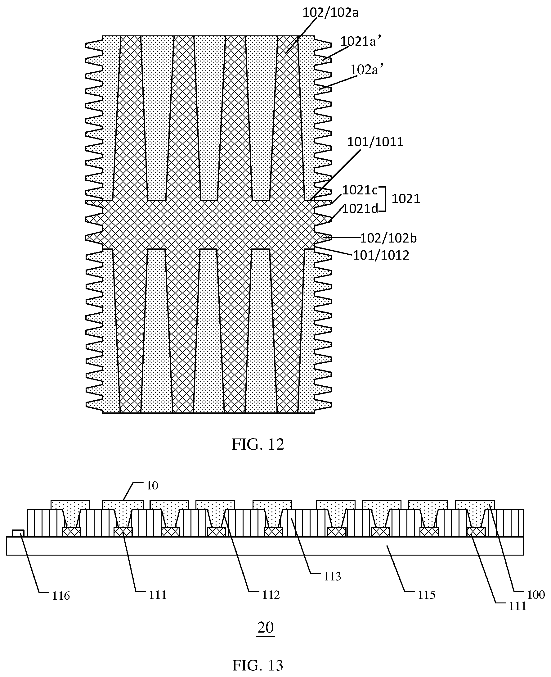 Patent US11775125 Figure 10 – Touch electrode structure, touch screen and touch display device