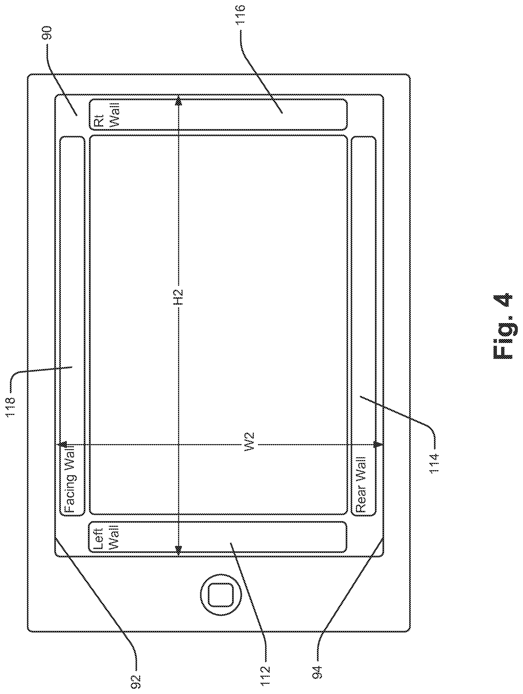 Patent US11775127 Figure 4 – Emissive surfaces and workspaces method and apparatus