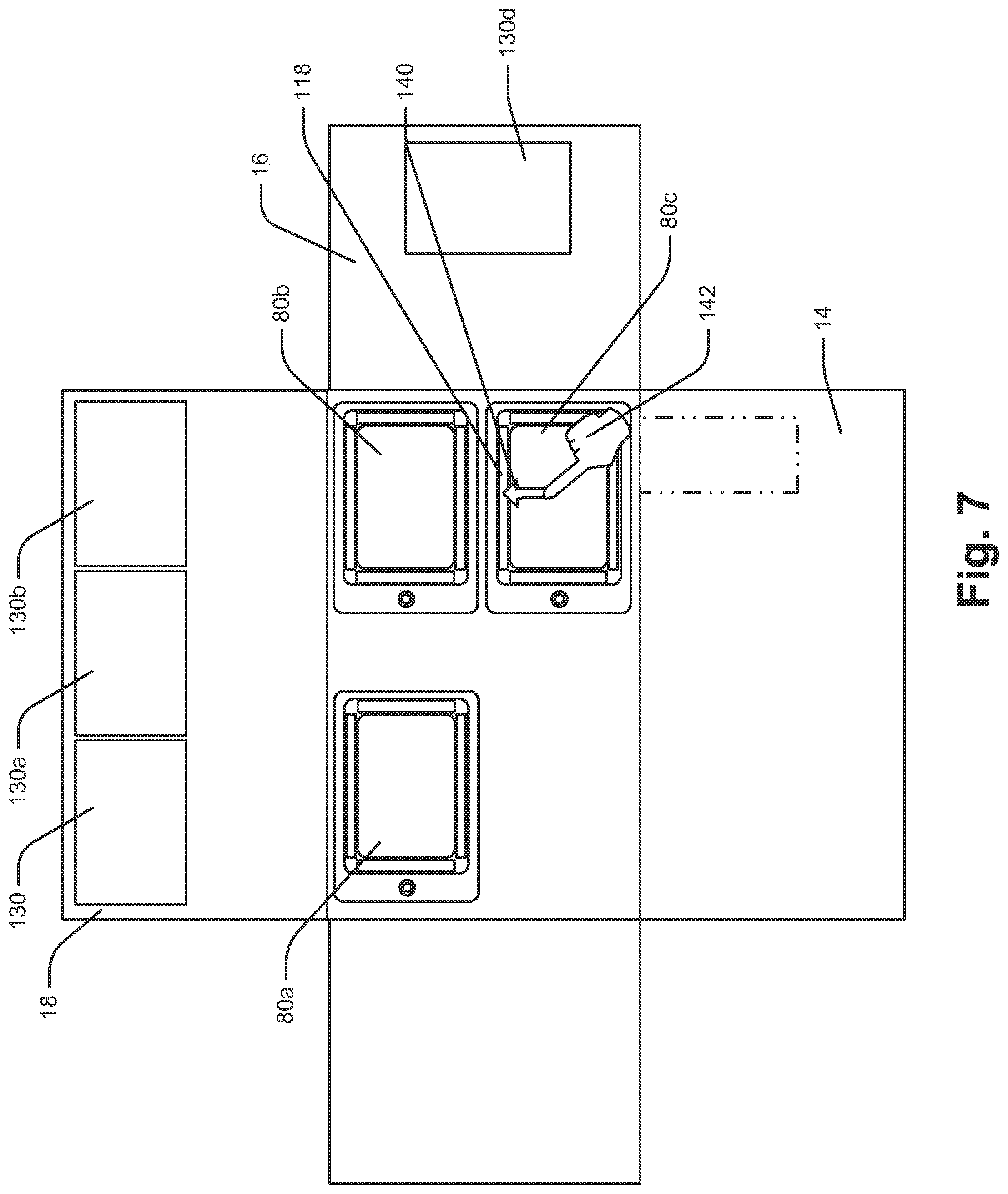 Patent US11775127 Figure 7 – Emissive surfaces and workspaces method and apparatus