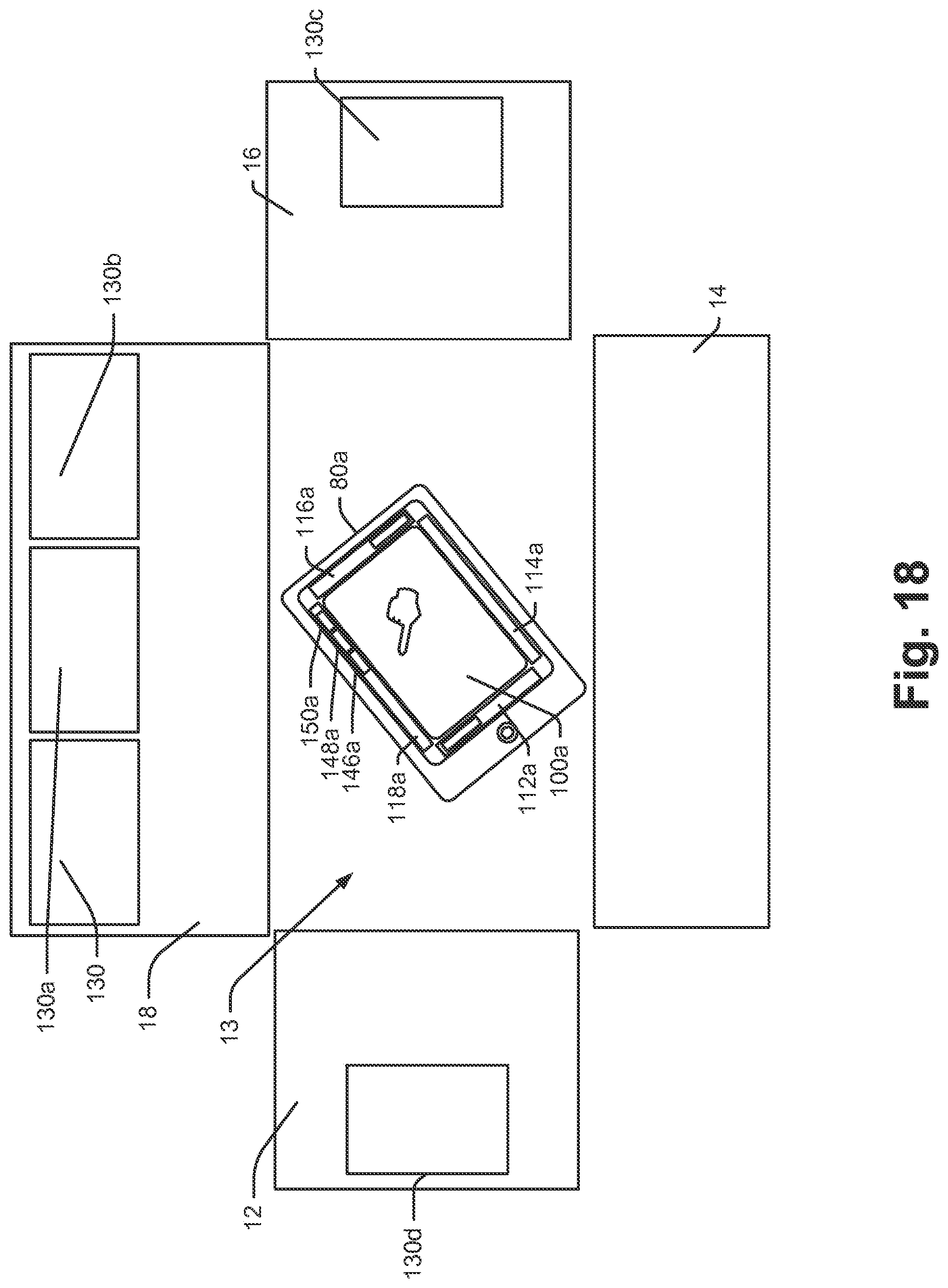 Patent US11775127 Figure 18 – Emissive surfaces and workspaces method and apparatus